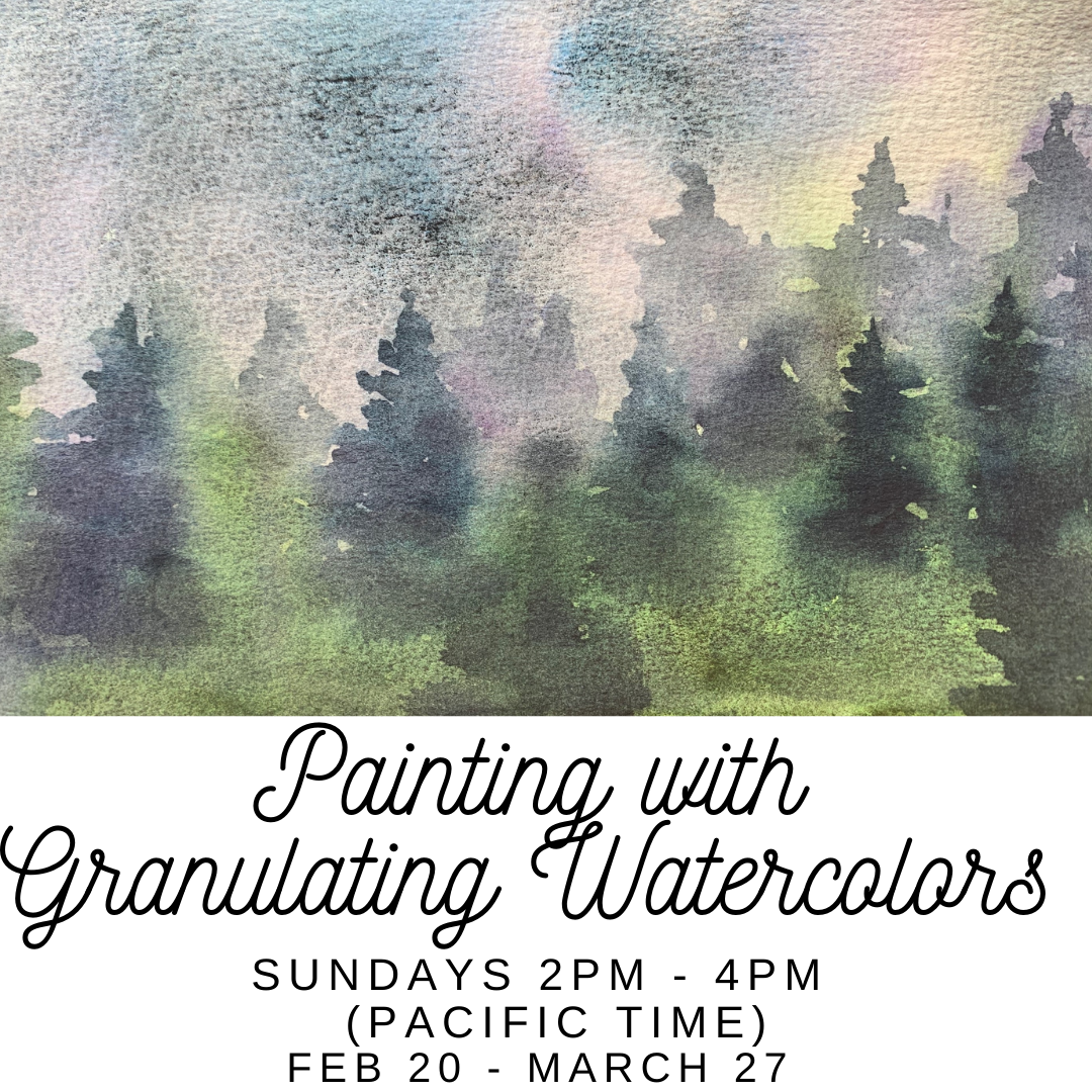 Painting with Granulating Watercolors — Charlene Collins Freeman Art