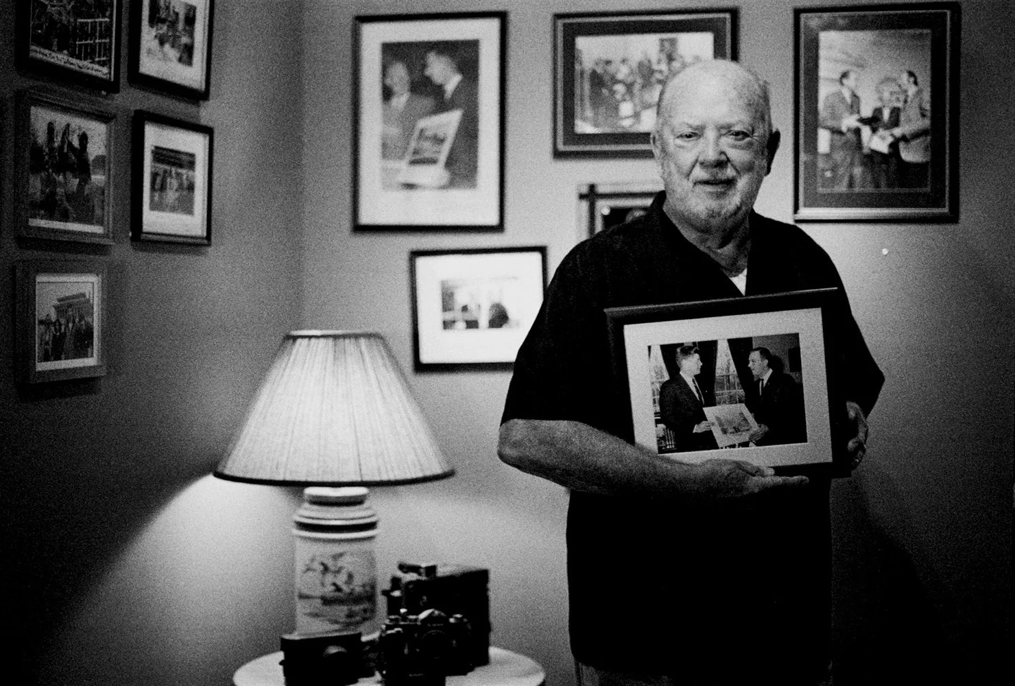 Portrait of photojournalist Wally McNamee - Hilton Head, South Carolina, 2013