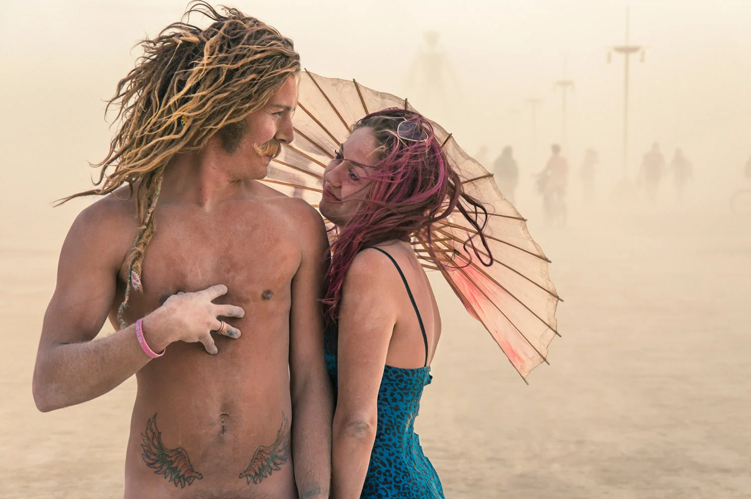 Love in the air - Burning Man, 2014