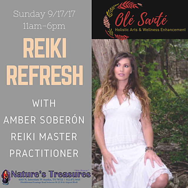 Reiki Refresh Sesh At Nature's Treasures