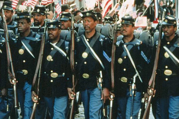 Morgan Freeman in Glory (1989)