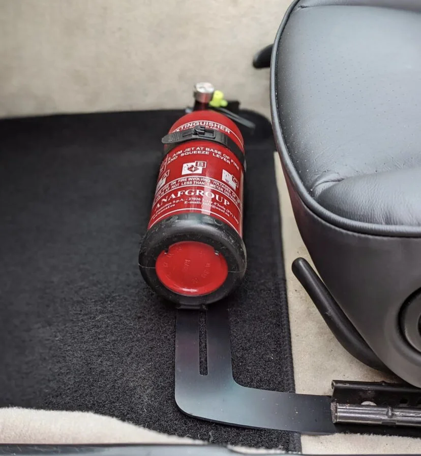 Porsche 911 944 924 fire extinguisher mount