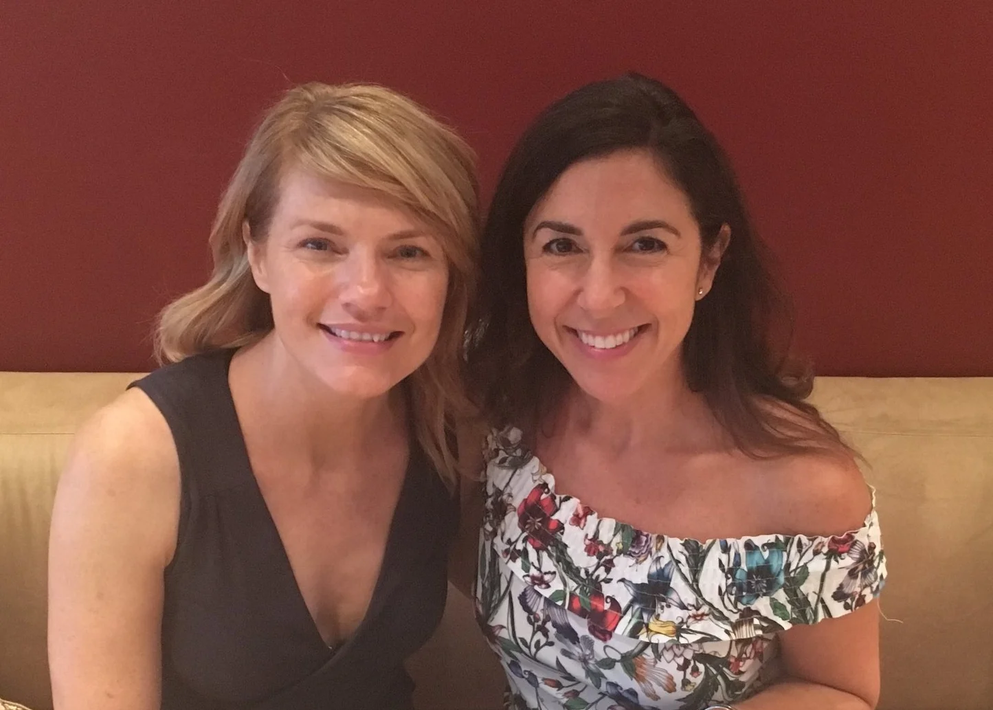 Kathleen and Kara sitting.JPG