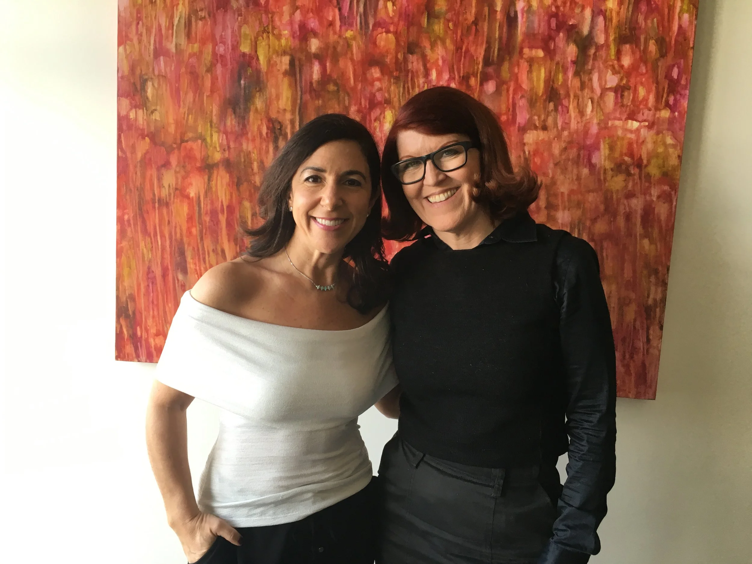 Kate Flannery and Kara Mayer Robinson.JPG