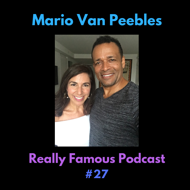 Filmmaker and actor Mario Van Peebles and I catch up in LA and NY