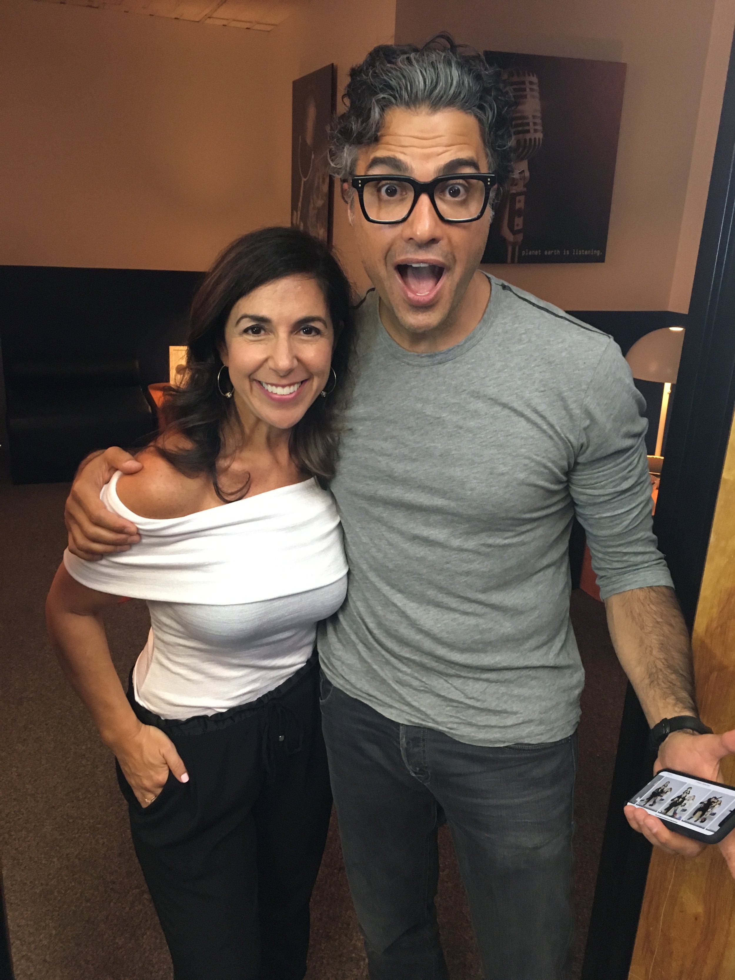 Jaime Camil and Kara Mayer Robinson for Really Famous podcast