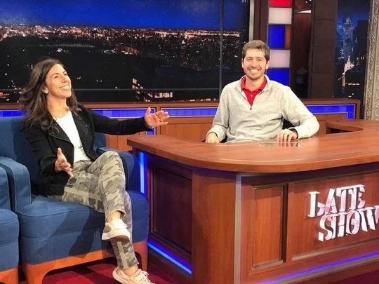 That time at @colbertlateshow &hellip;

Something tells me Stephen Colbert&rsquo;s next chapter will be pretty fabulous.

Thanks @jonathanoferraro &amp; @joshmiely for bringing me to the show ✨

It was my second time inside the Ed Sullivan Theater (f
