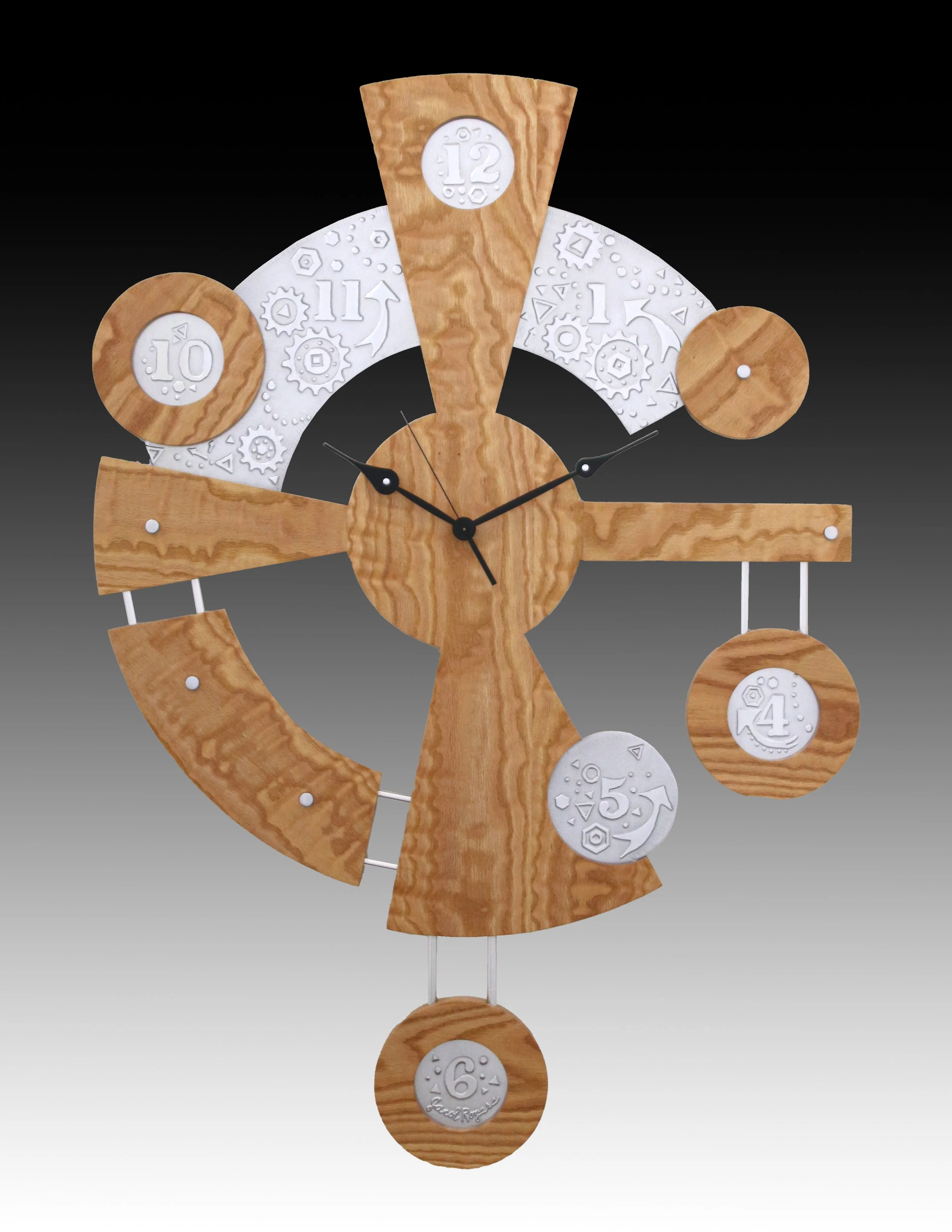 Wall and modern floor model clocks — Jacob Rogers Art