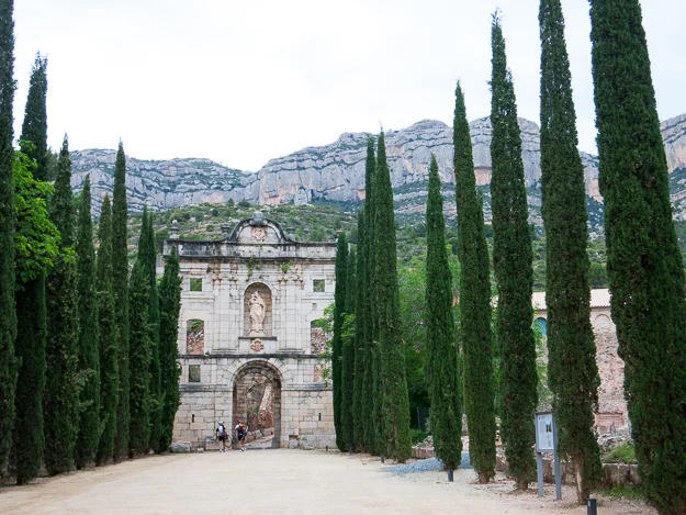 The remains of the monastery where wine began in Priorat. 