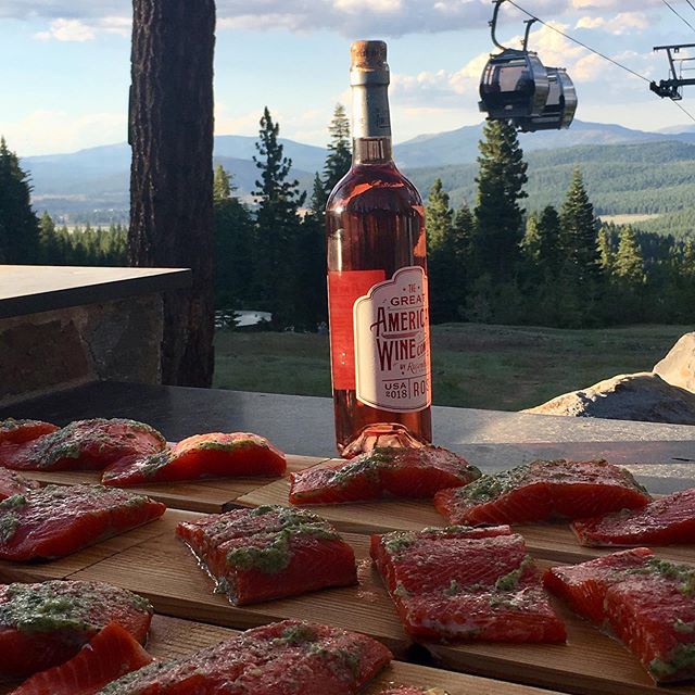 First evening catering since back from our 10th season commercial fishing! No better setting than @mountainside_at_northstar to show off this beautiful Wild Alaskan Sockeye Salmon! &bull;
&bull;
&bull;
&bull; @gathertahoe #wildsalmon #wildfoods #know