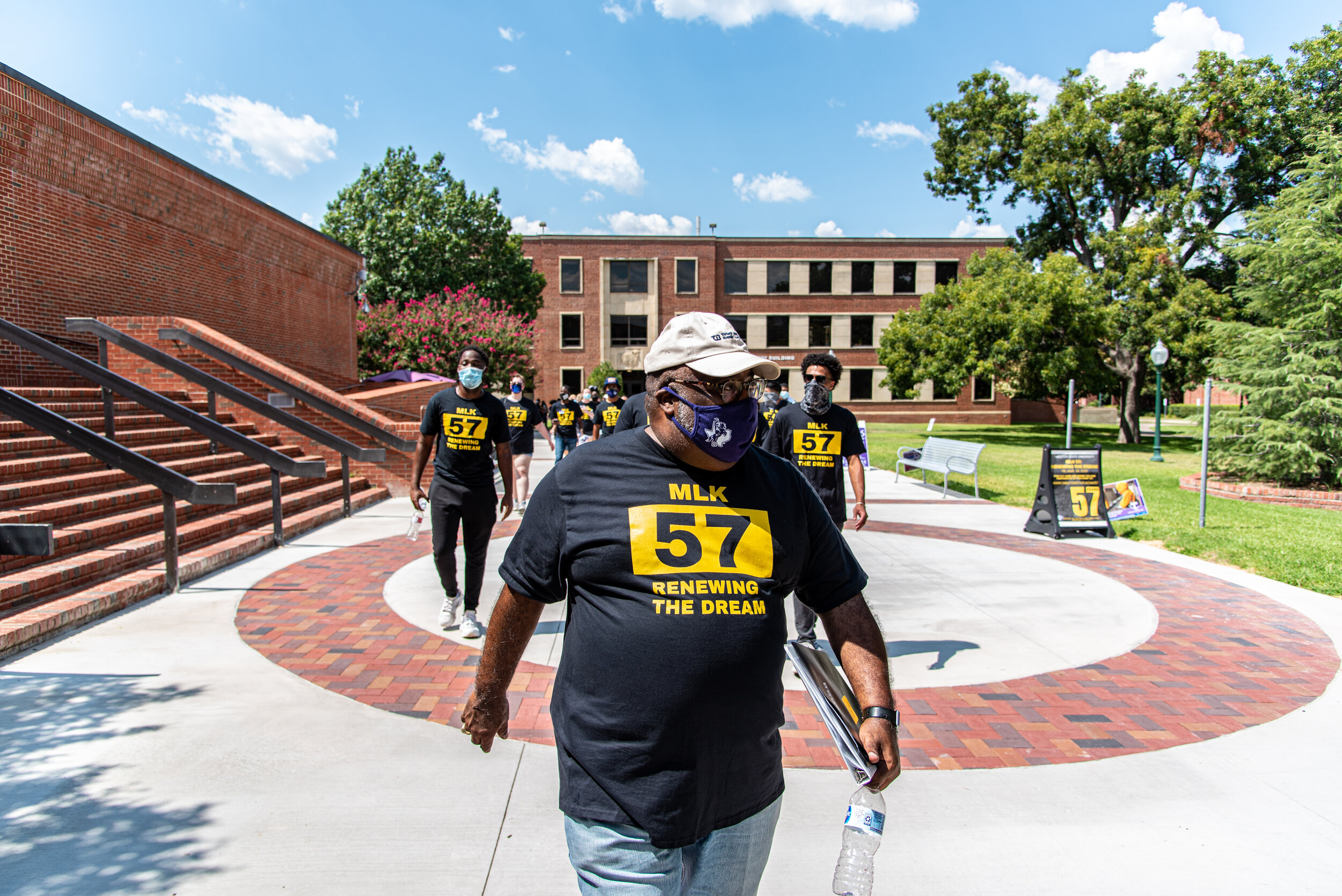 Darrell Brown Leading Unity Walk