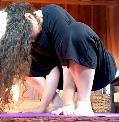 Proof of how flexible I was before surgery!