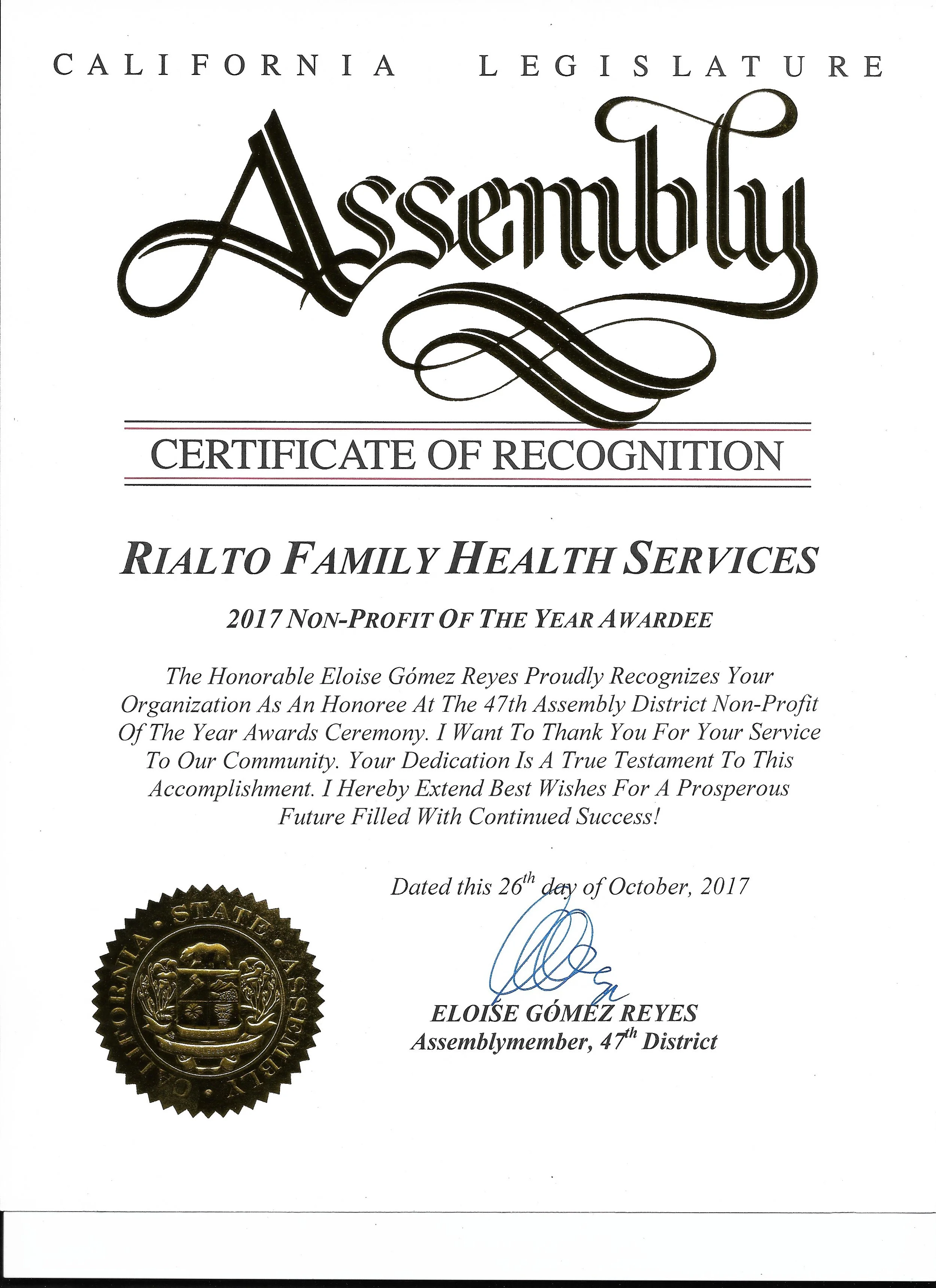 Service Award