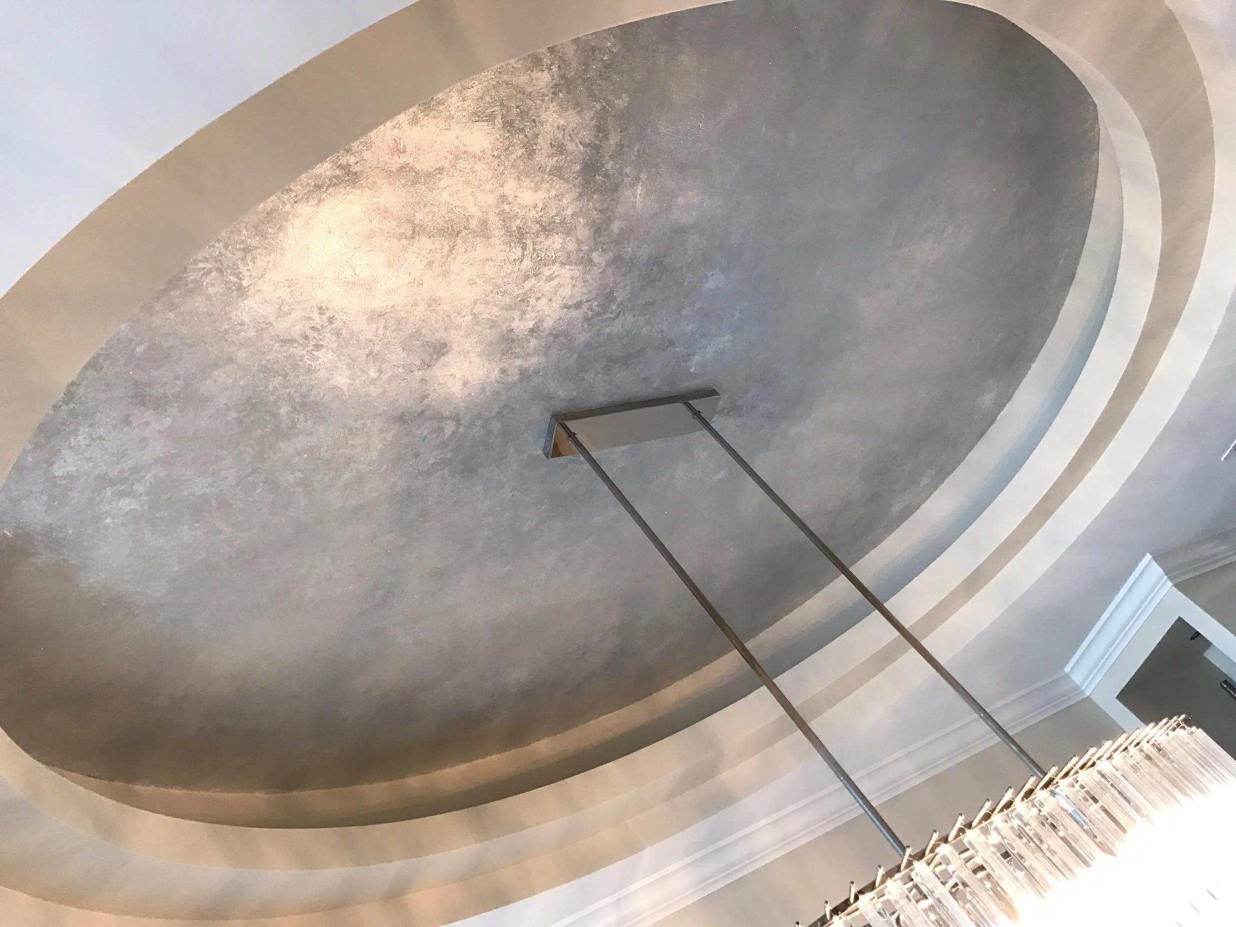 Silver Sparkle Ceiling