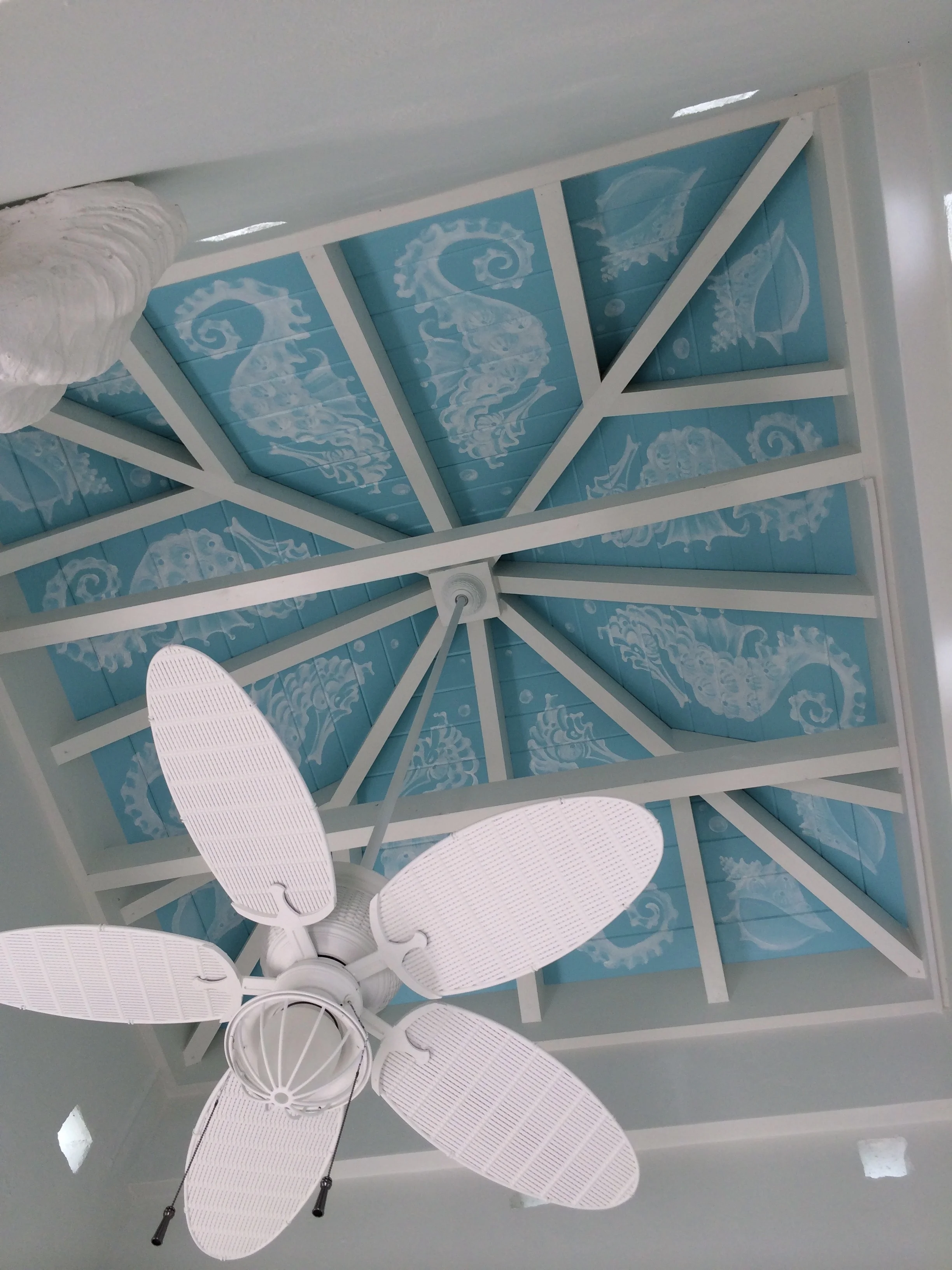 Gnarly Seahorse Cabana Ceiling