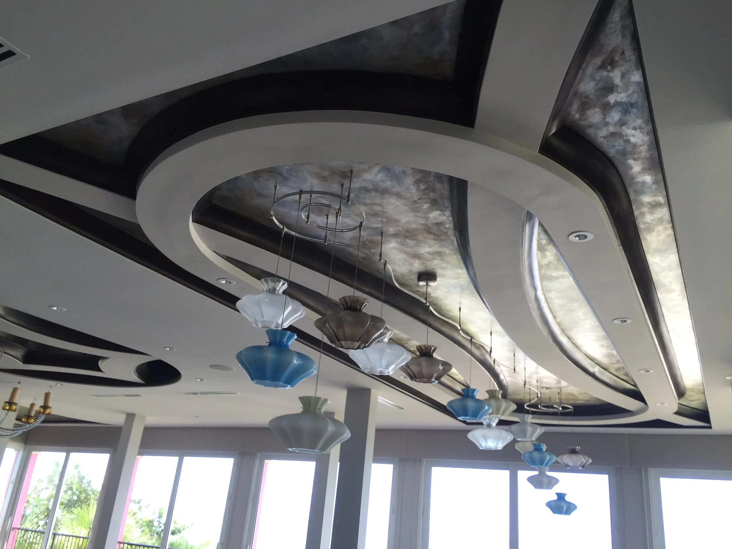 Oil Rubbed Silver Ceiling