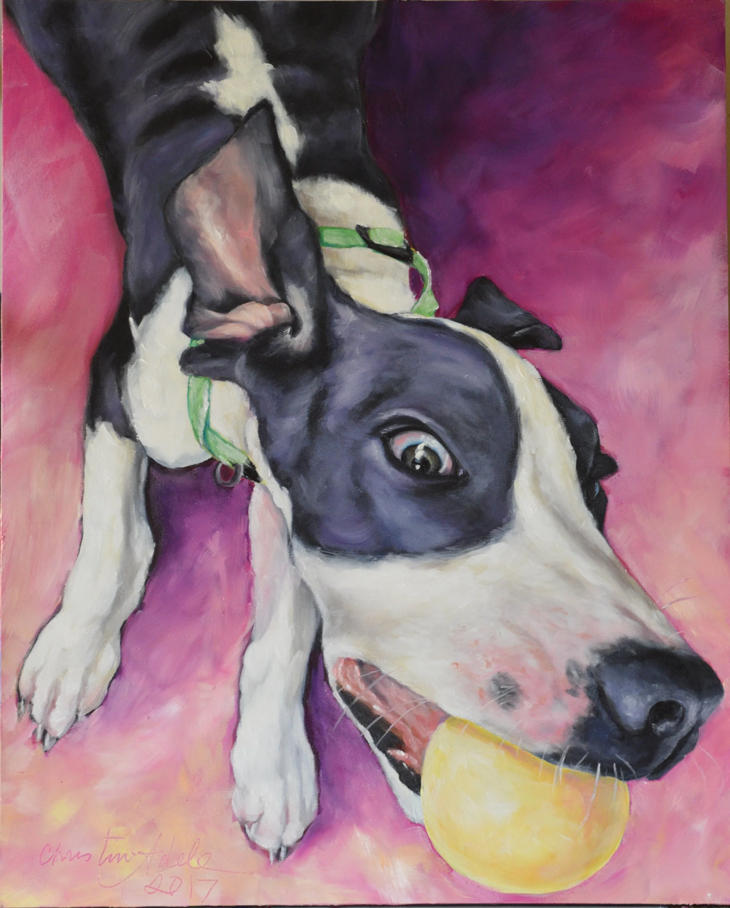  “Let’s Play!” 2017  16”x20”  $600 