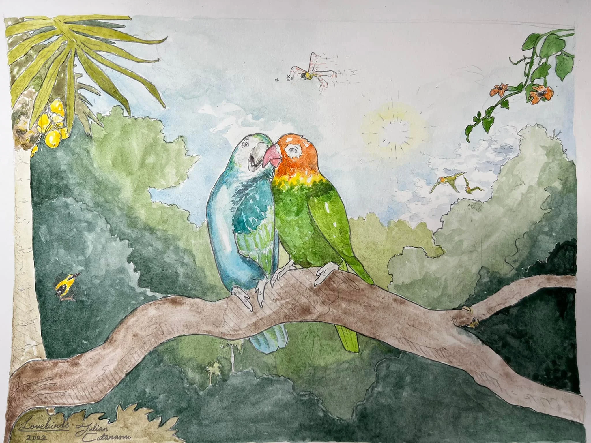 LOVEBIRDS BY JULIAN