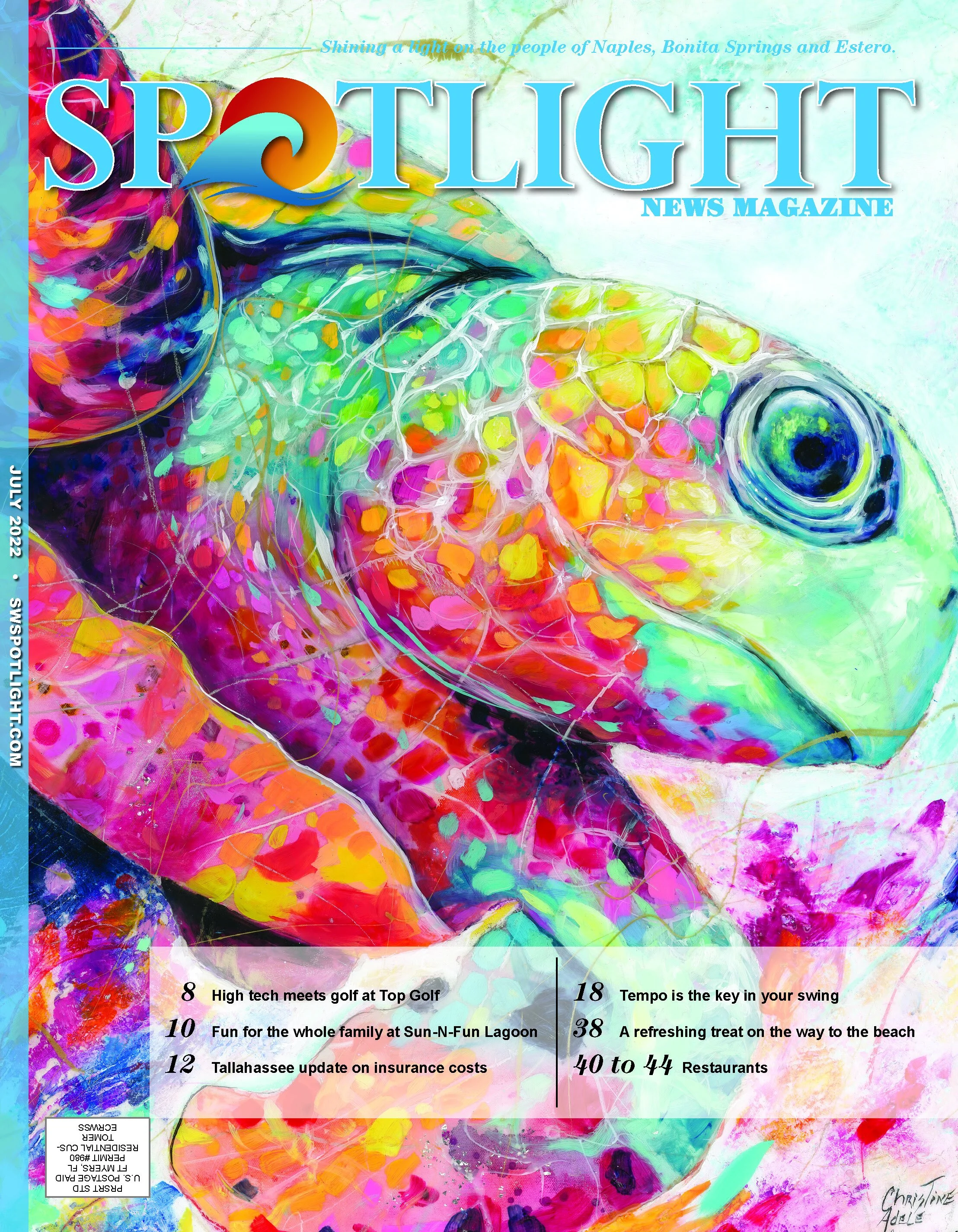 PSYCHEDELIC SURFER COVERS SPOTLIGHT MAGAZINE