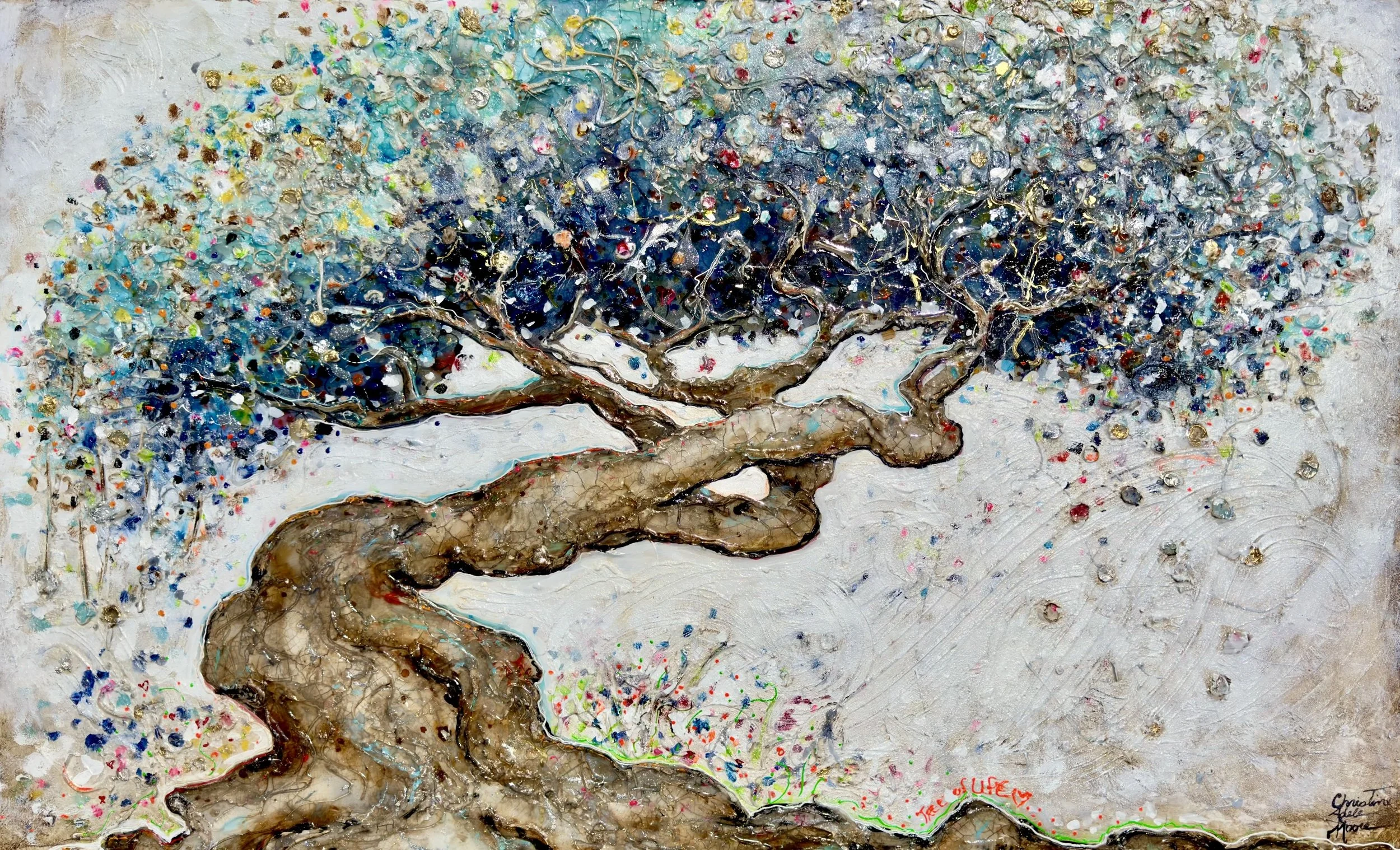 TREE OF LIFE, IN BLUE
