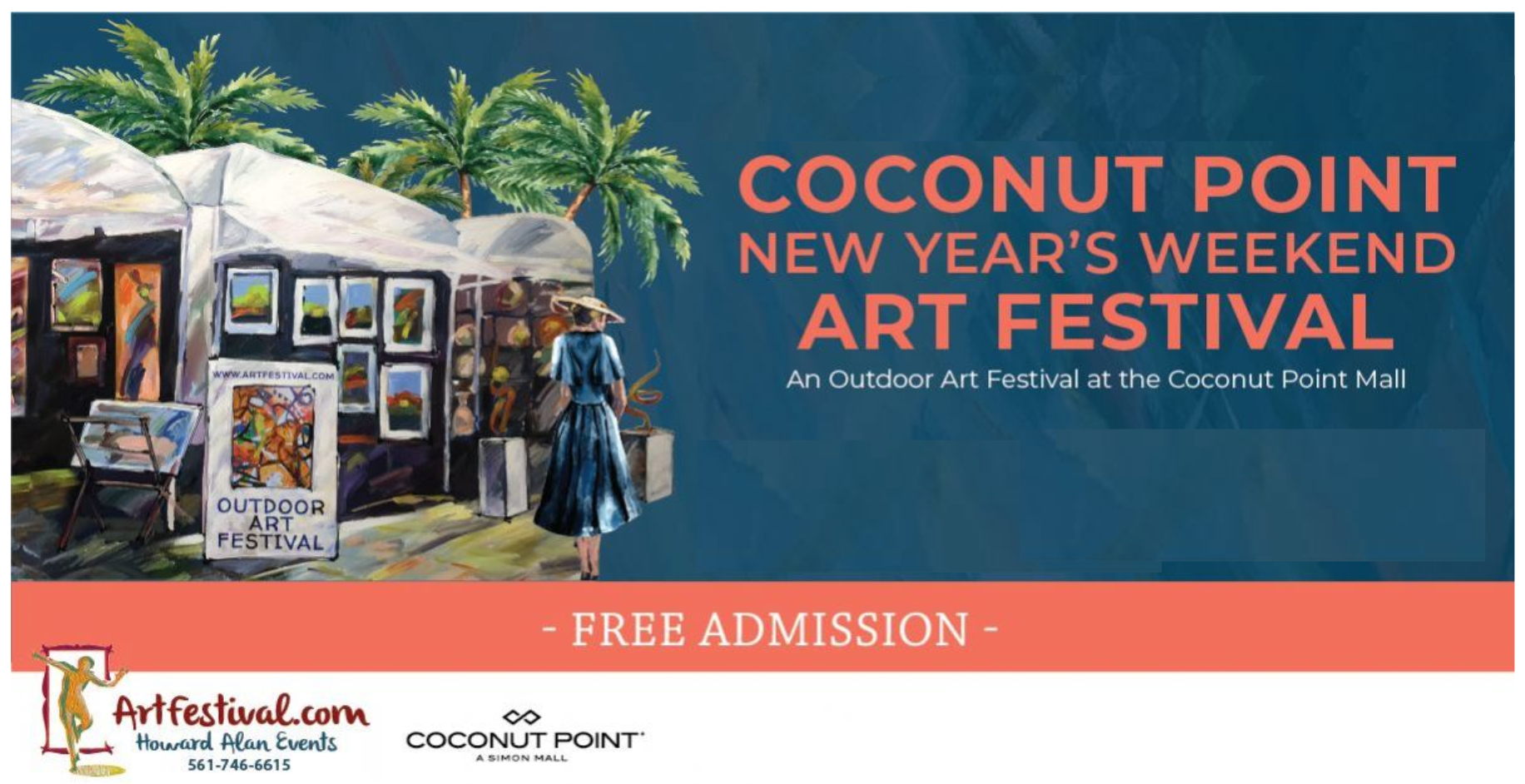 14TH ANNUAL COCONUT POINT NEW YEAR'S ART FESTIVAL 