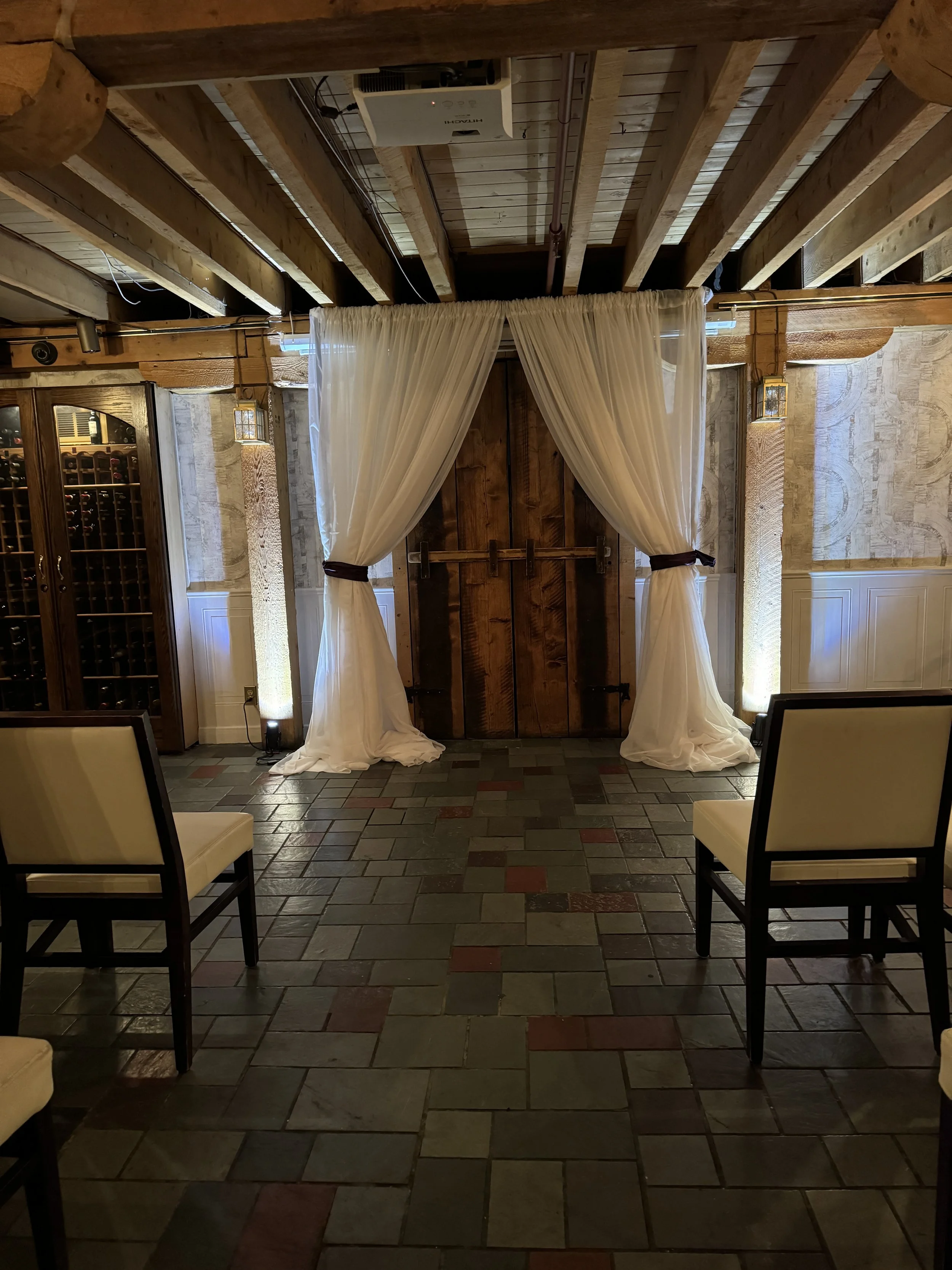 Victoria and Stephen, the Gypsy Tea Room