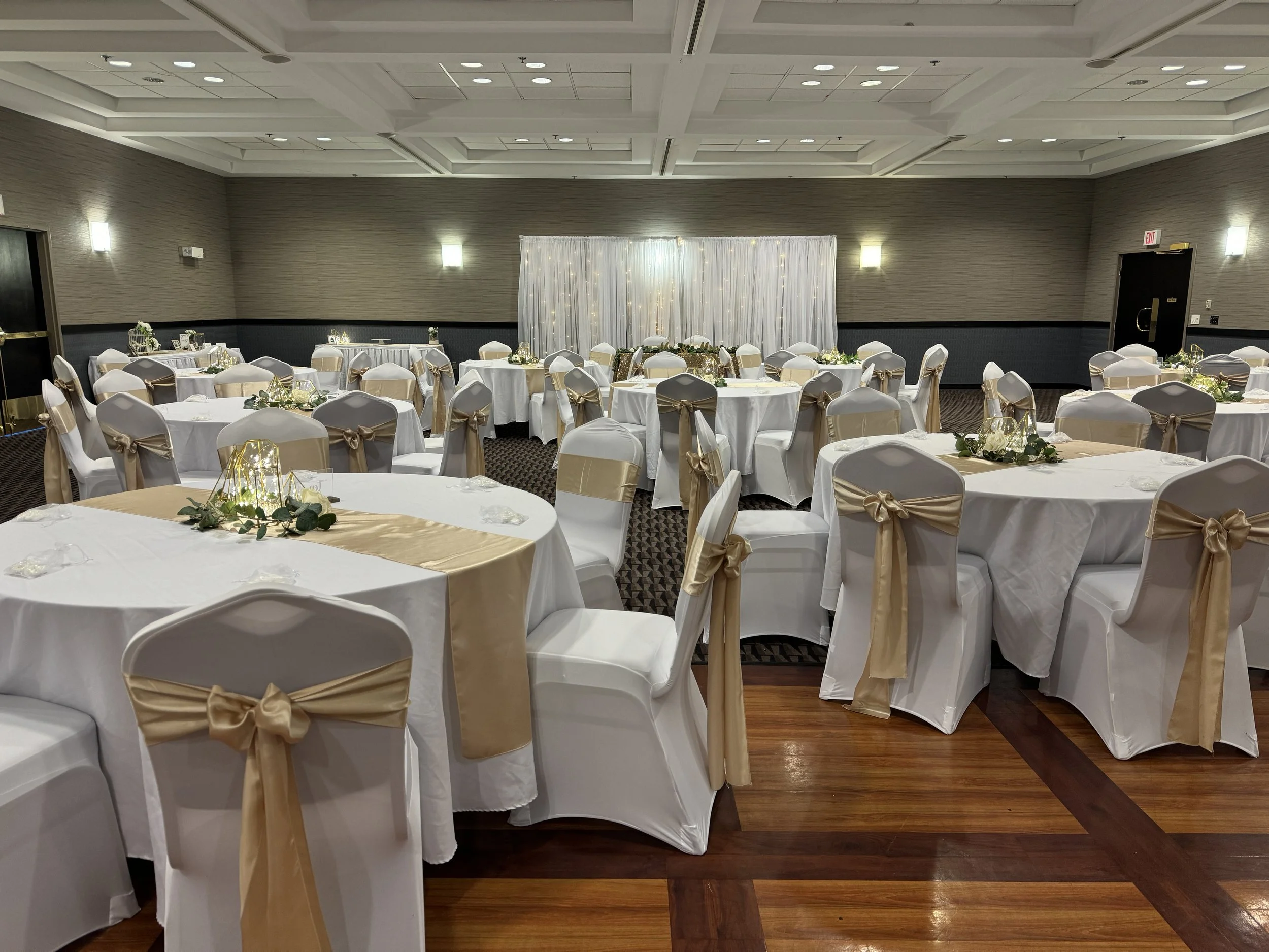 Emma and Damian, the Capital Hotel