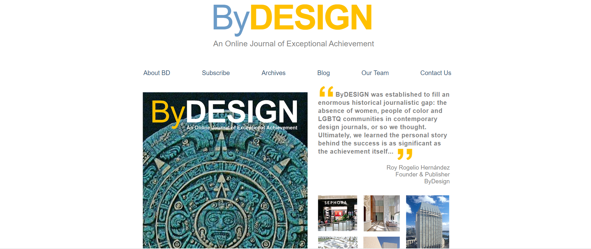    ByDesign , Journal  Berkeley, CA, May 2020   Featured Project:   Lloronas from Juárez  