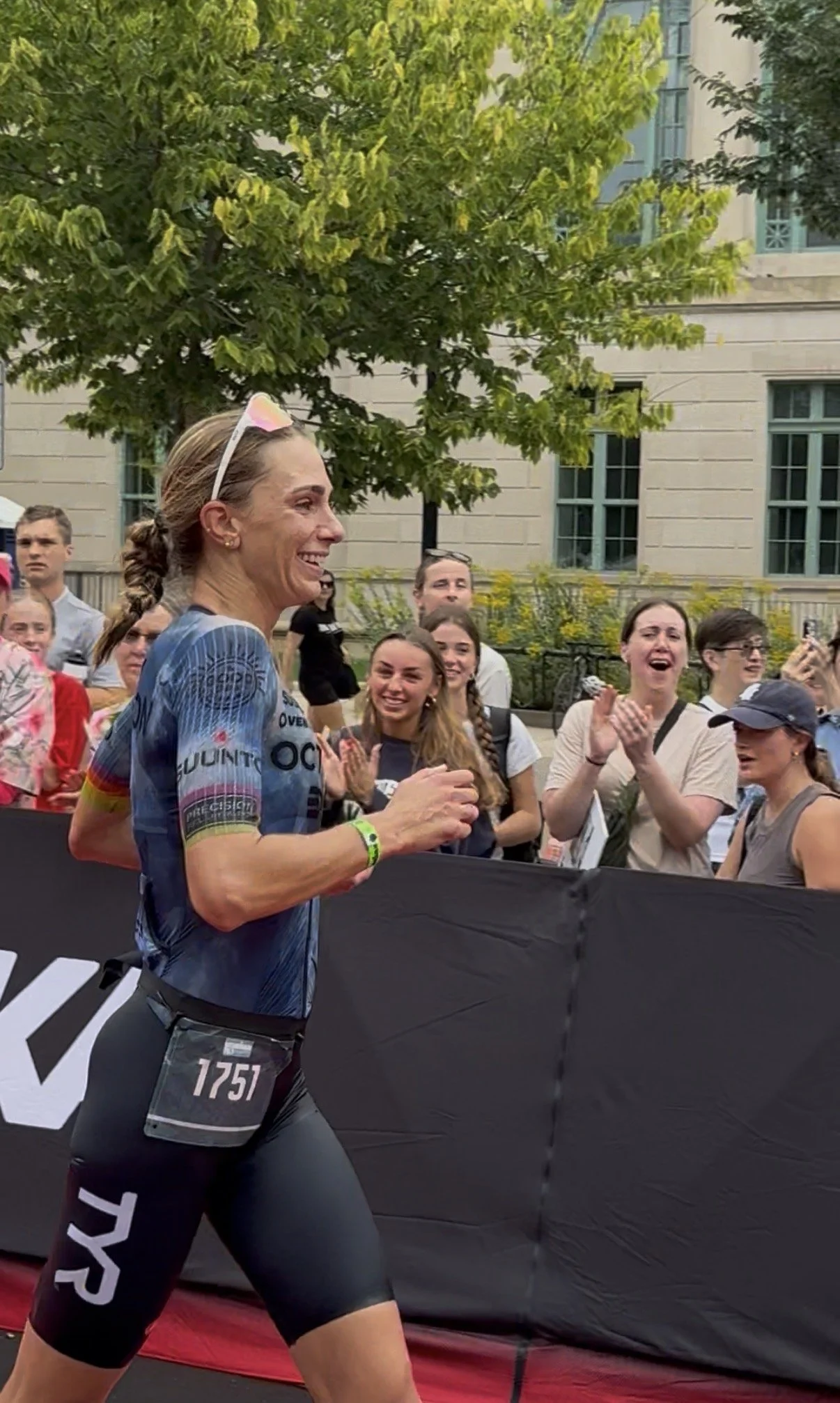 overall women's champion at Ironman 70.3 Wisconsin