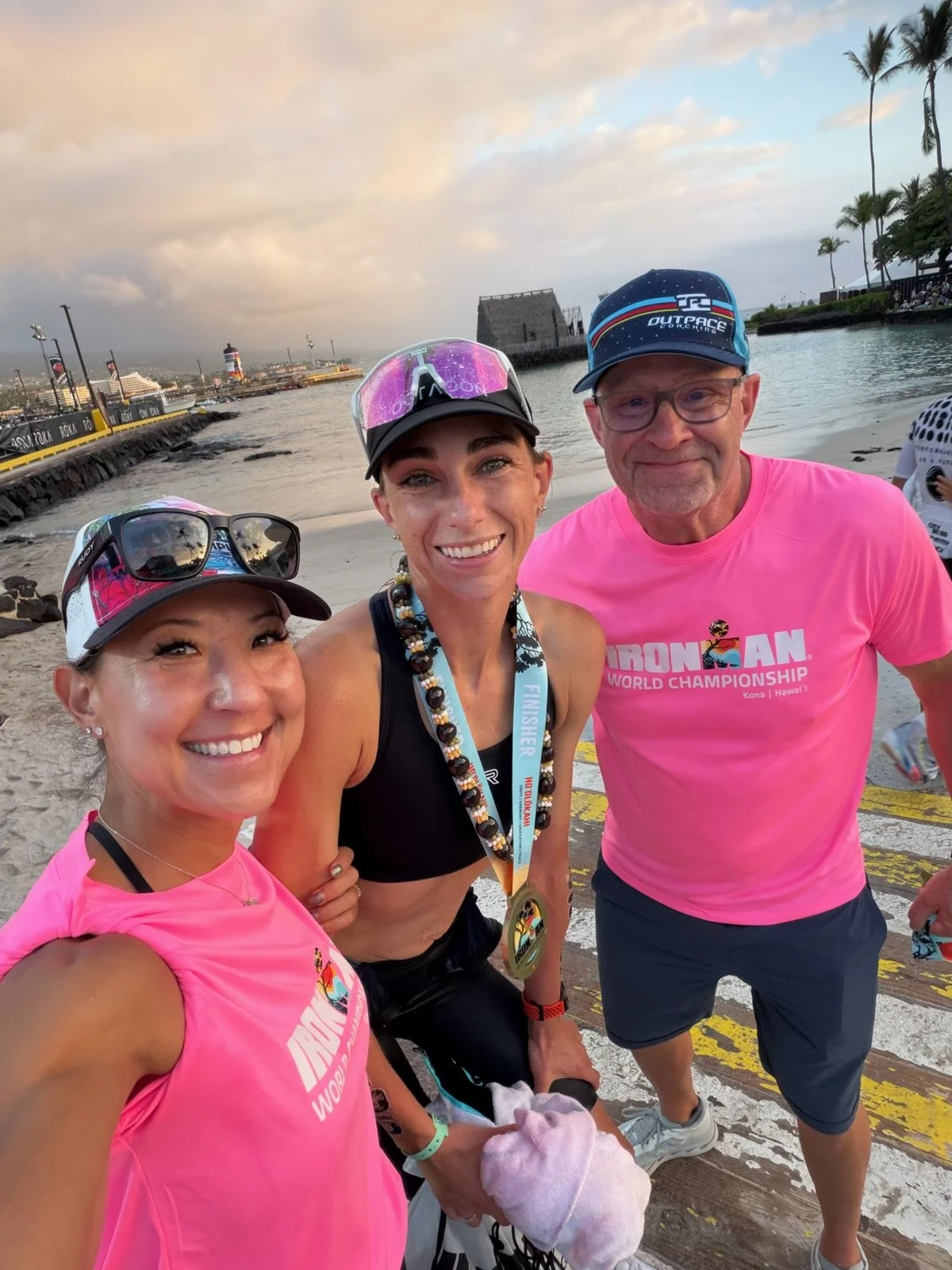 OutPace Coaching athletes racing at the IRONMAN World Championship in Kona, Hawaii