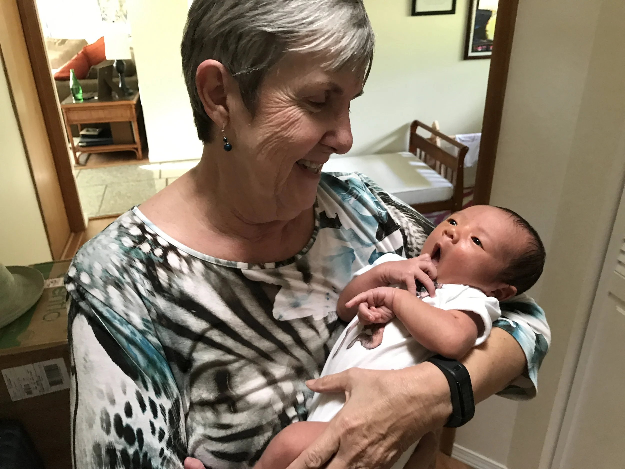 Kai meets his Great Grandma Tamara!