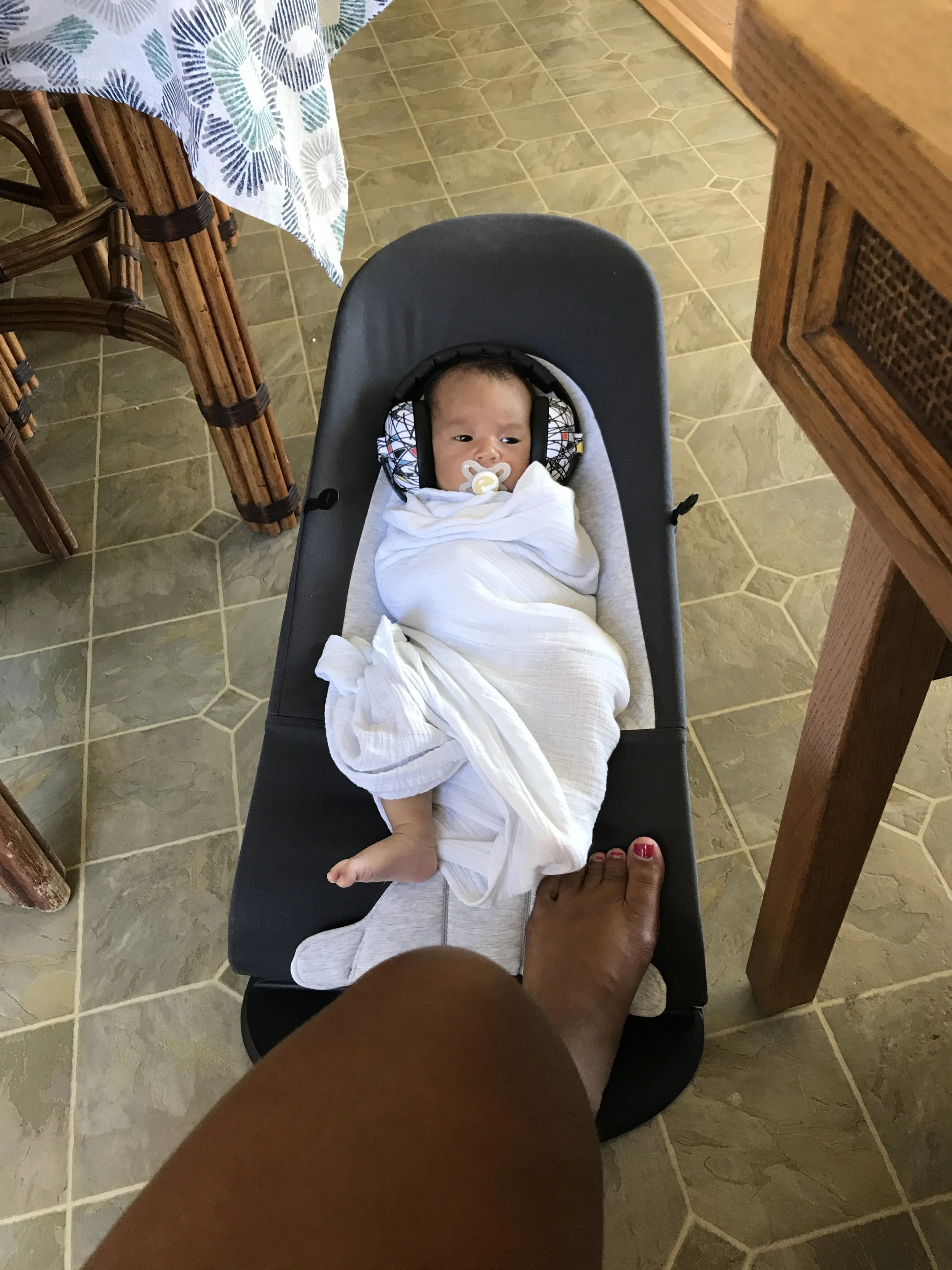 We try all the things for nap time and it works 50% of the time...