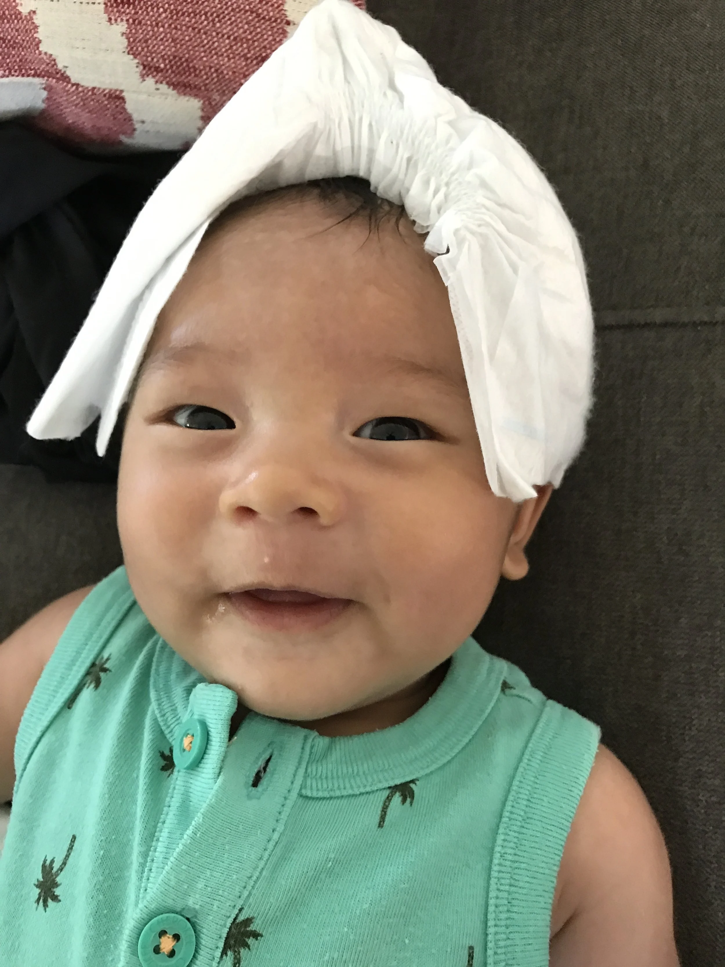 I don't always wear diapers on my head