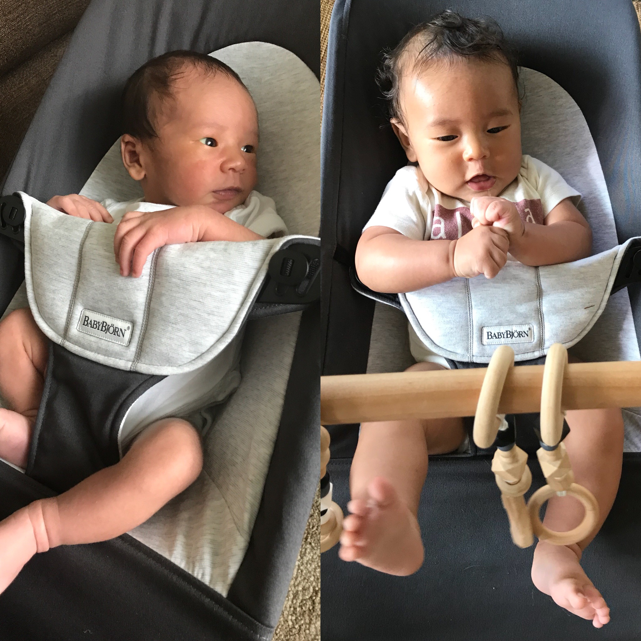 Kai looks like a better version of his 1 month self.