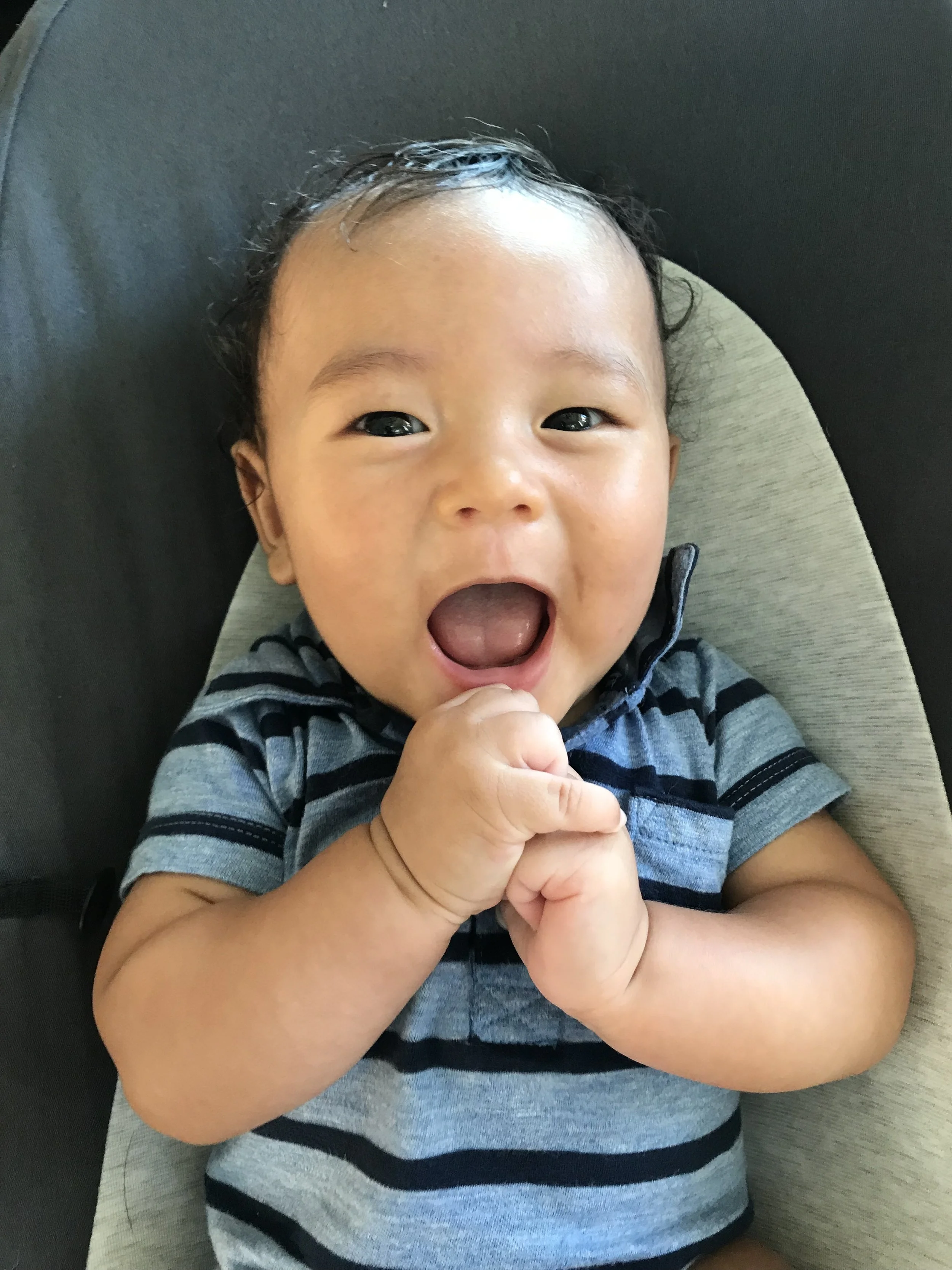 This little 4 month old.