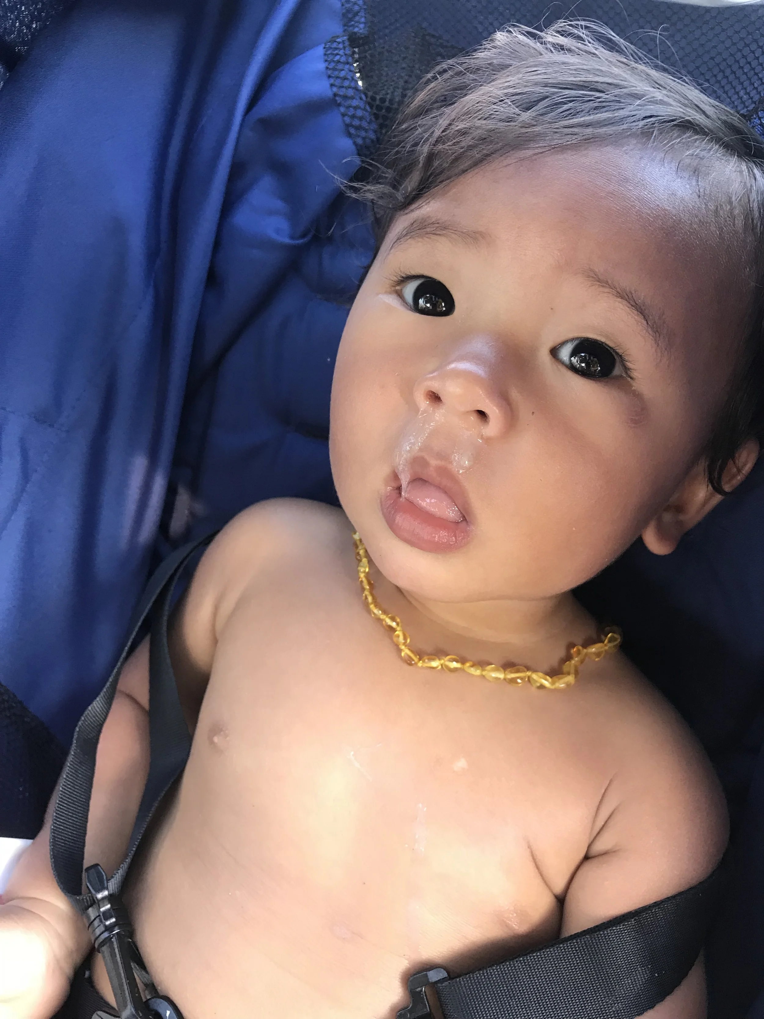 Is there something on my lip?