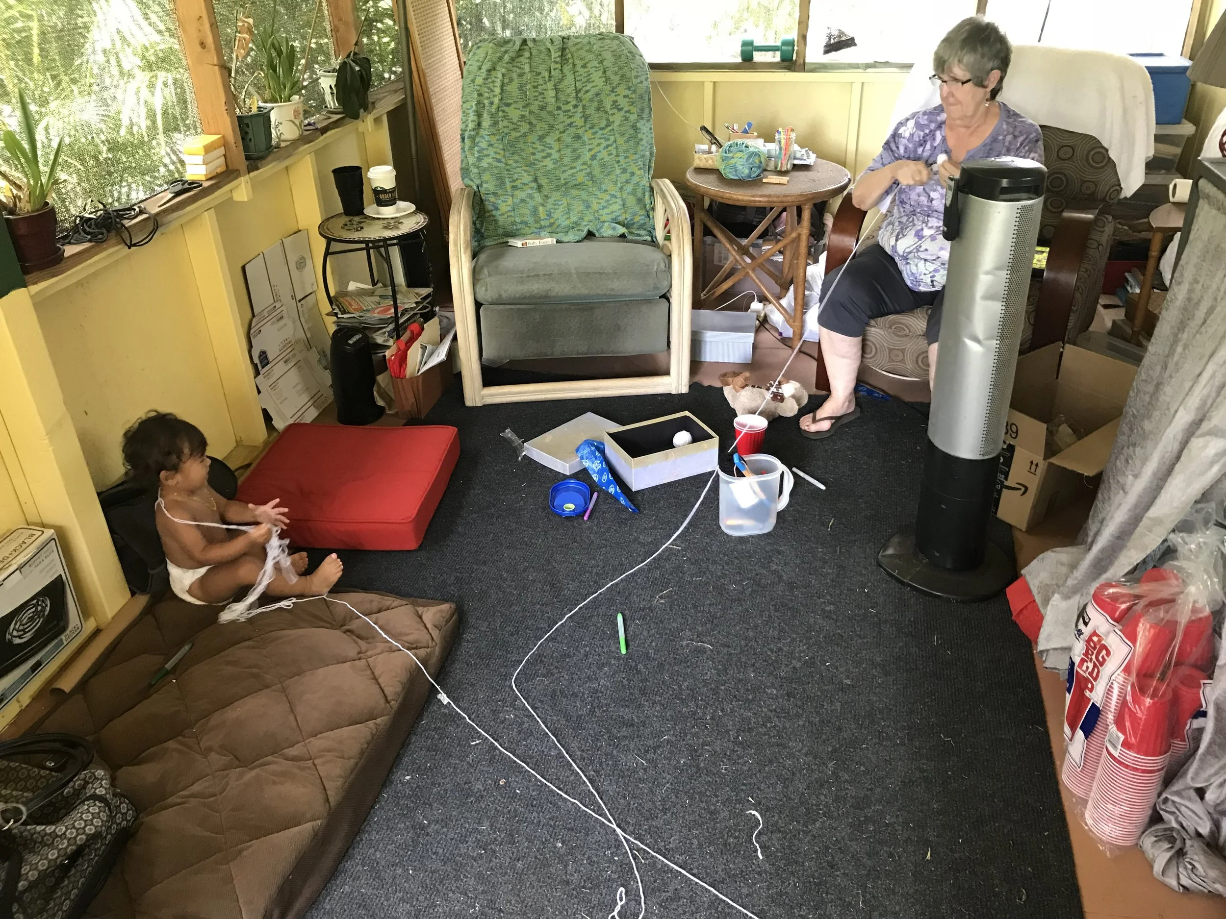 Learning about grandma things
