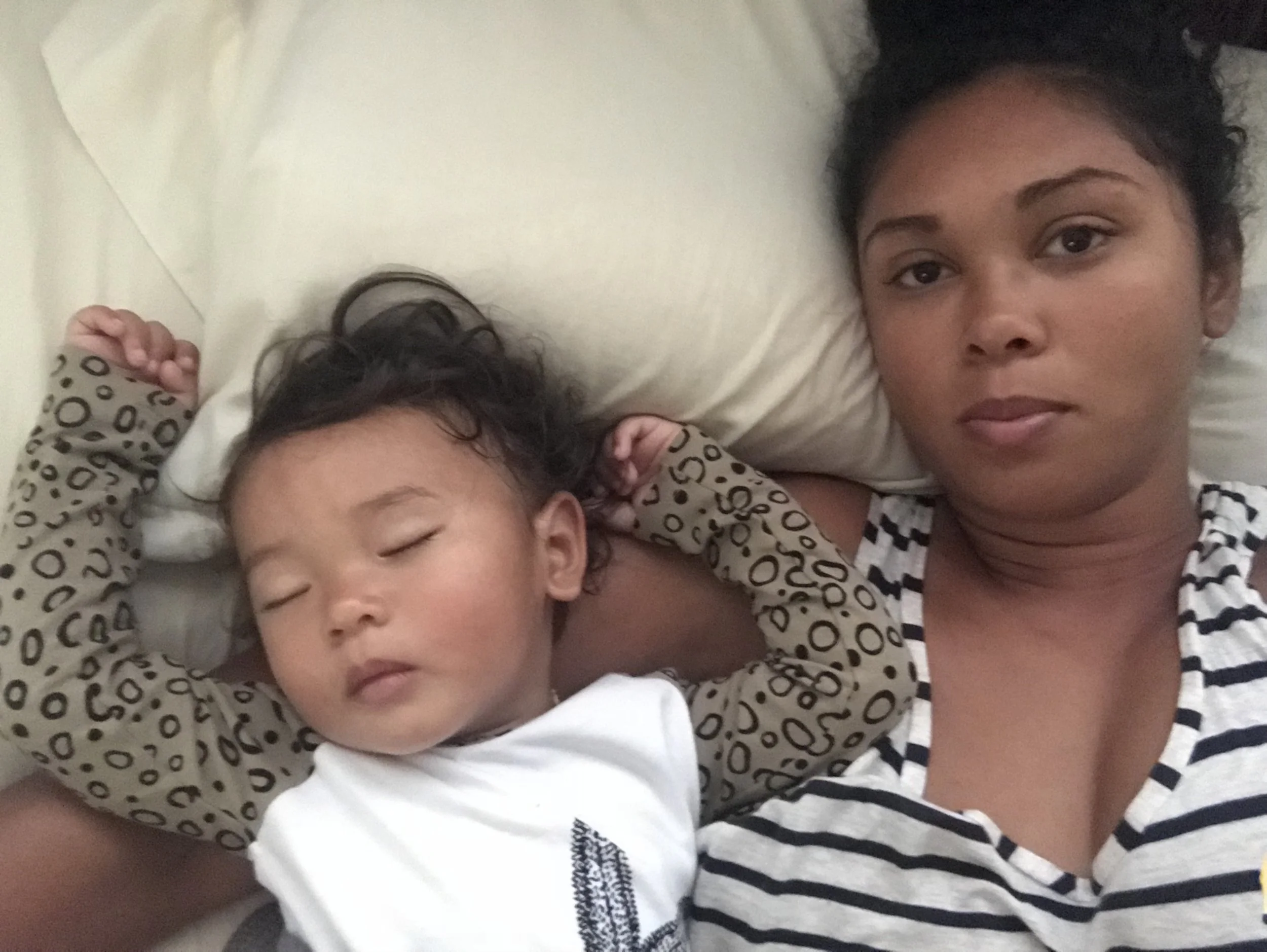 So much for mama getting some space.