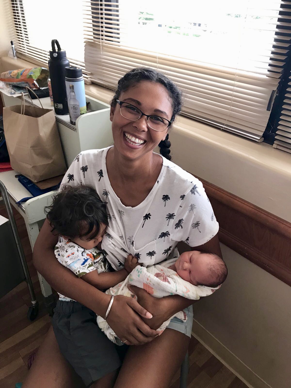 MY BOOBY... I mean... mommy.