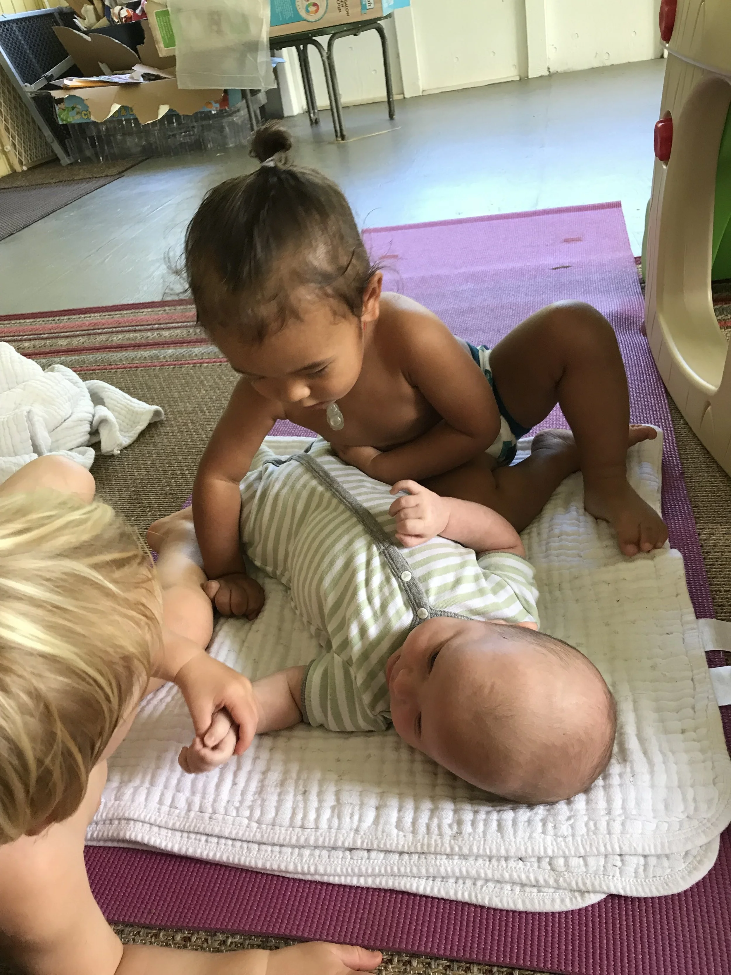 He’s got nothing but love for baby Alden.