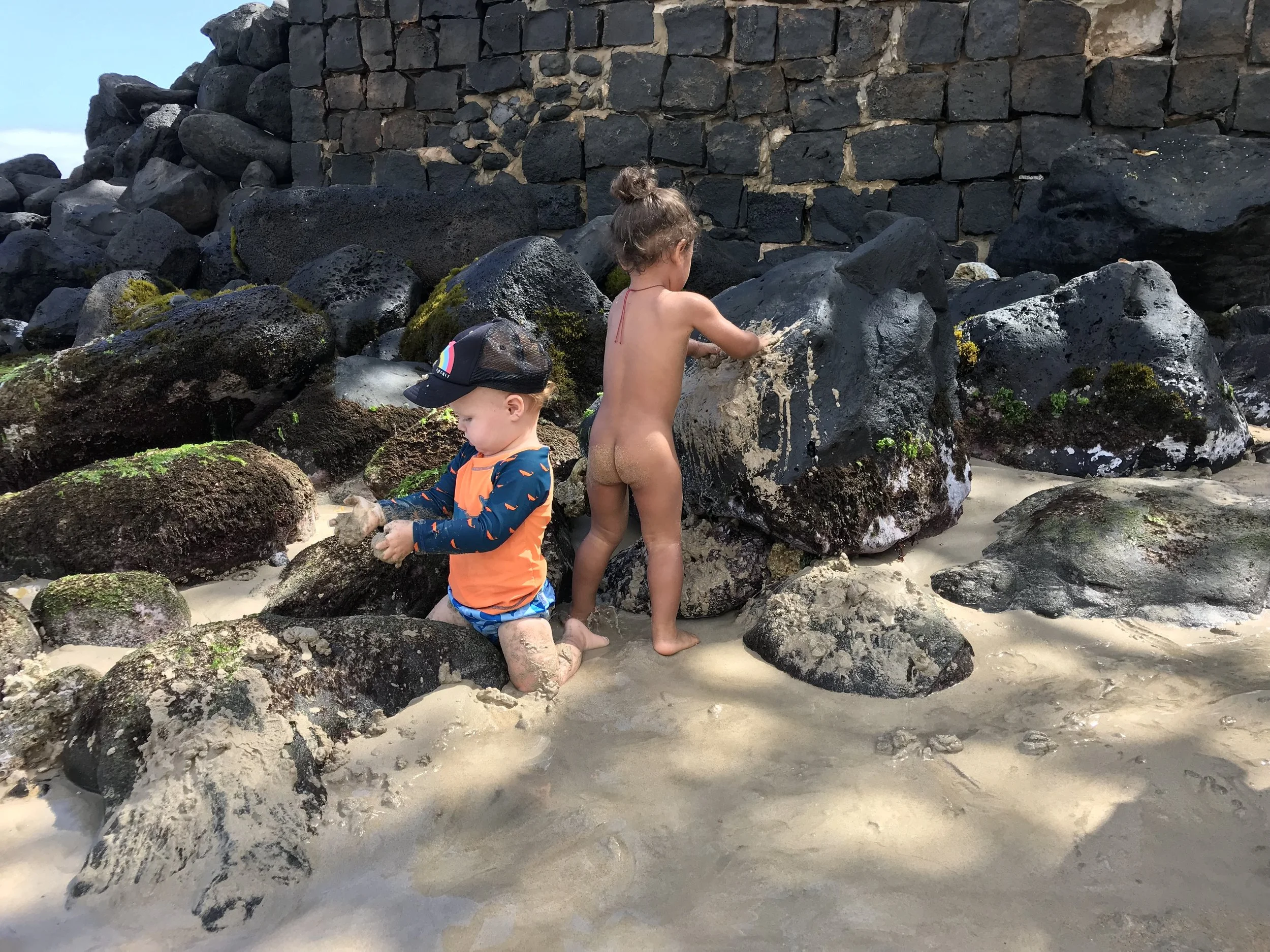 Clothing is optional.