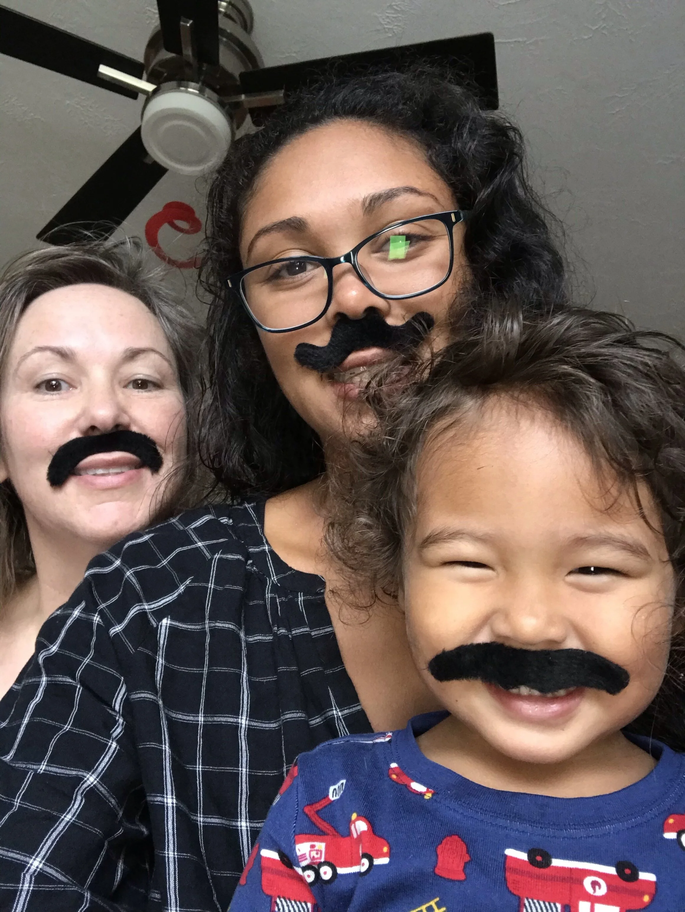 Goofin’ around with grandma!
