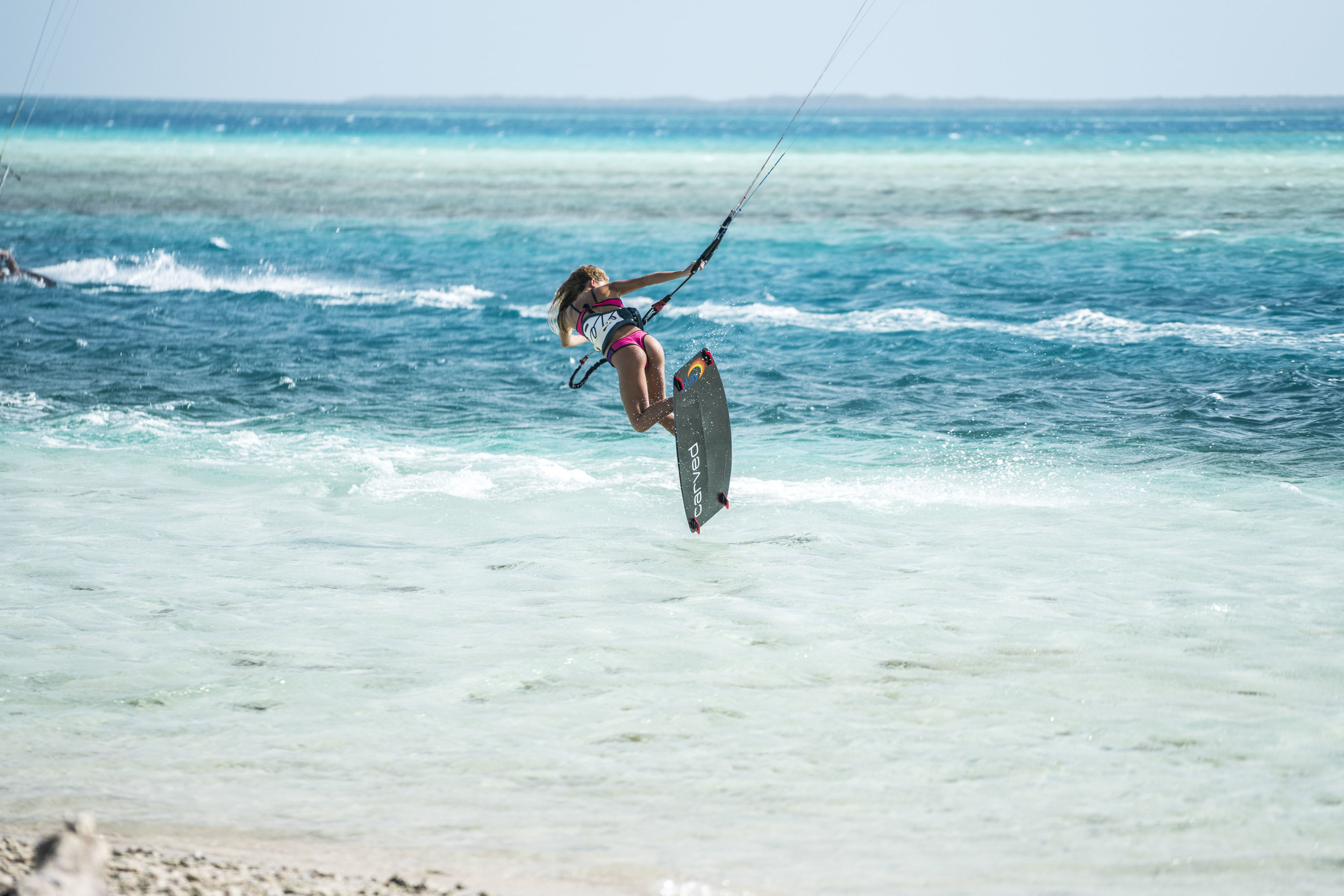  Rider: Vrinda Hamal  Location: Los Roques, Venezuela.  Photo by Rodrigo Ungaro 