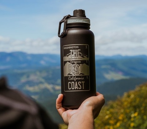 “Made in Oregon” 32-oz Thermos Bottle — Cultural Blends.