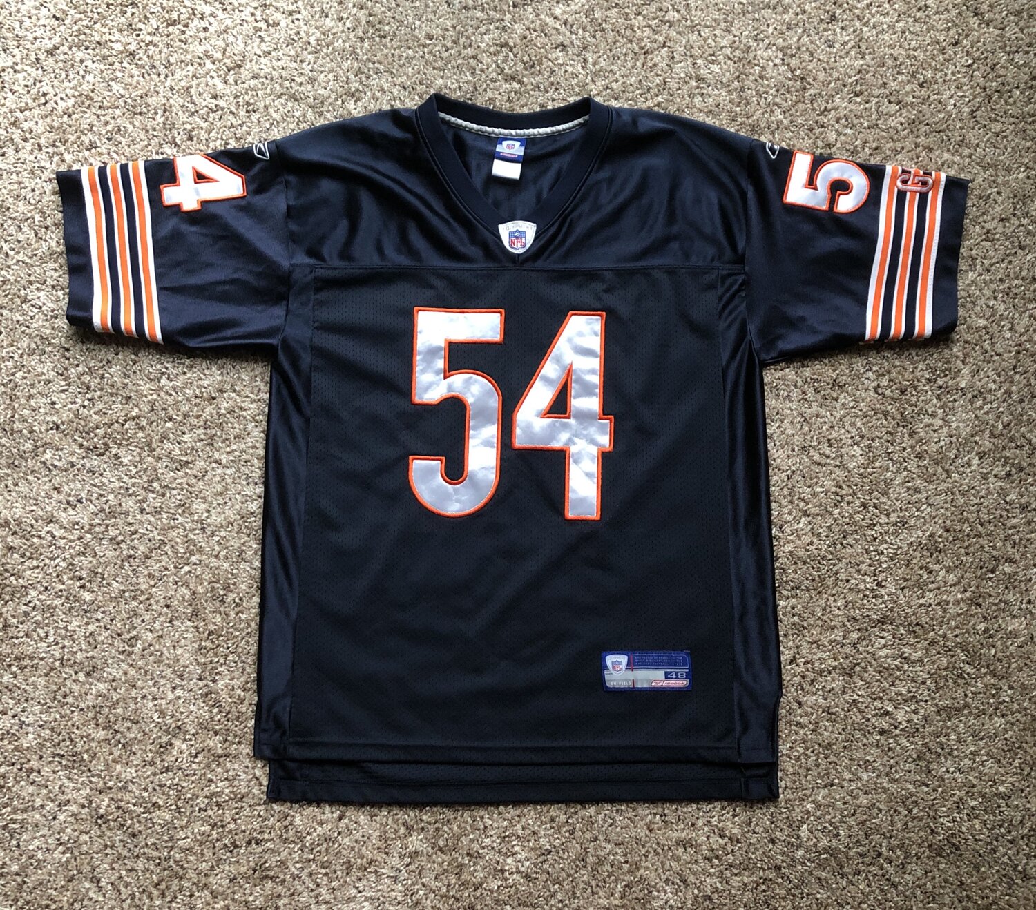 Vintage Authentic Bears ‘Brian Urlacher’ Jersey - Size 48 — Cultural Blends.