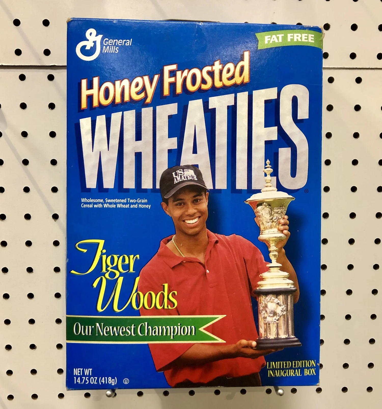 Vintage 1999 Tiger Woods Unopened Wheaties Box Cultural Blends