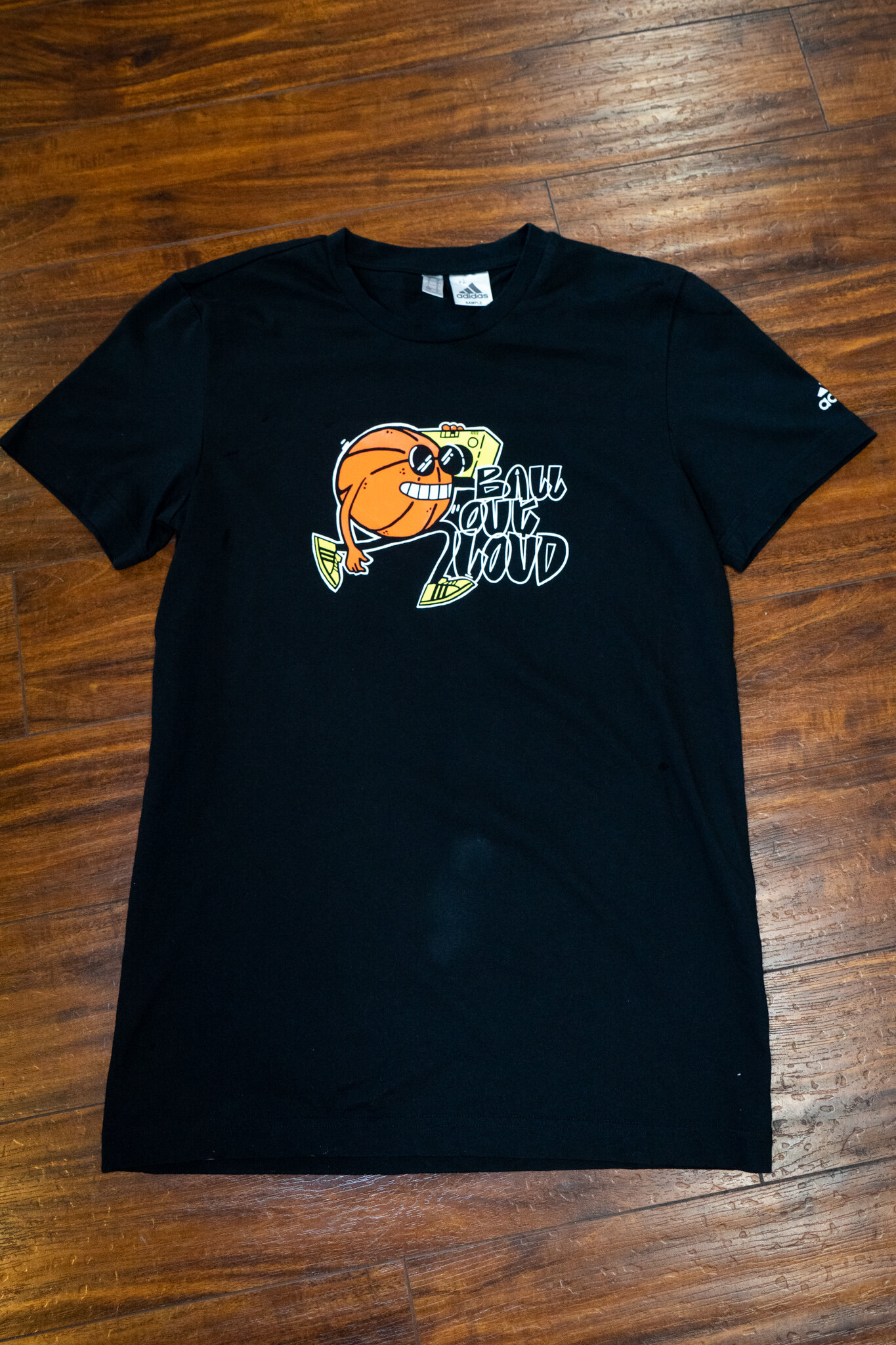 Adidas Sample 'Ball Out Loud' T-Shirt Size M — Cultural Blends.