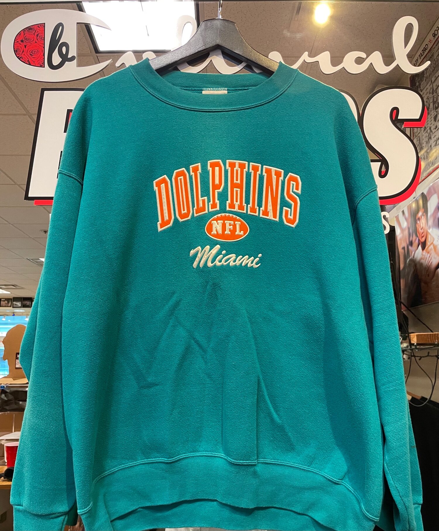 miami dolphins vintage sweatshirt