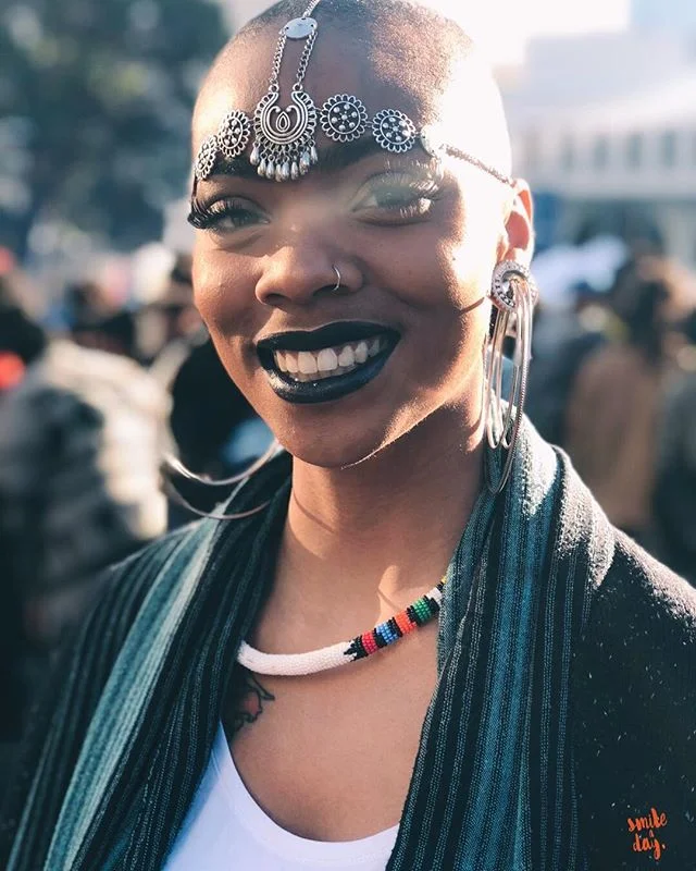&ldquo;Dancing makes me happy. It&rsquo;s when I feel the most alive.&rdquo; - Inayah #SmileADay #BlackJoyParade #Oakland #ShotoniPhone #womenshistorymonth