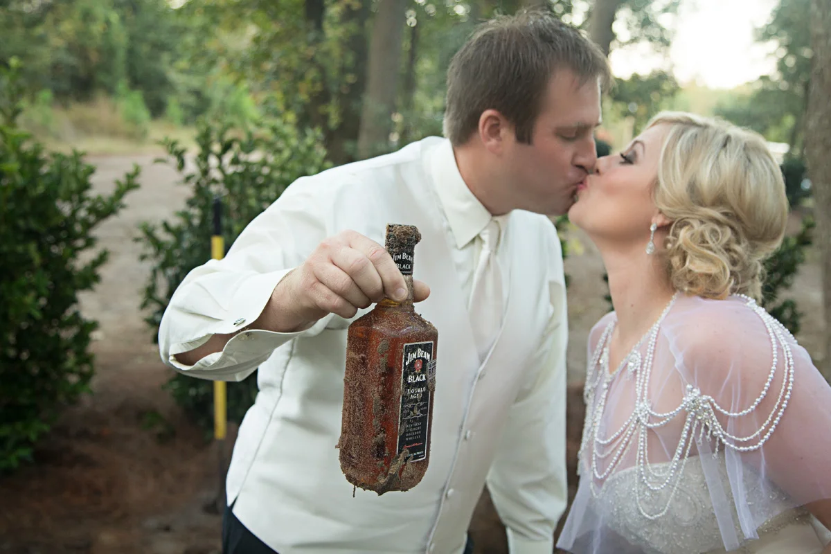Burying Bourbon For Good Weather On Your Wedding Day